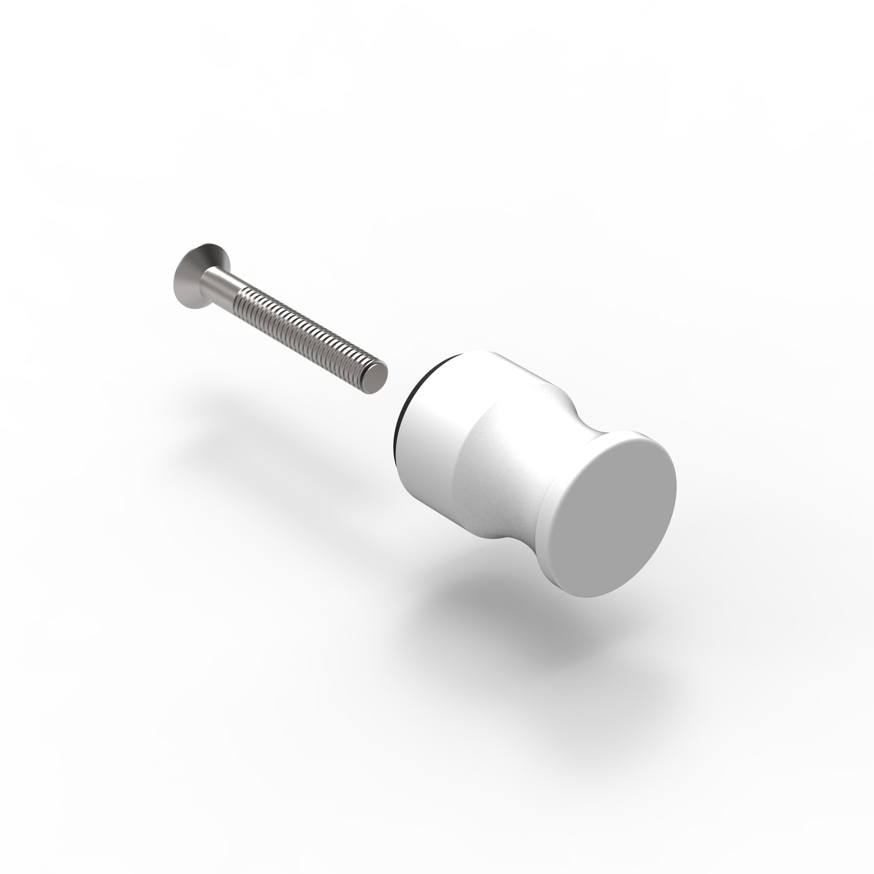 Griffstück zu Handtuchhalter, rund