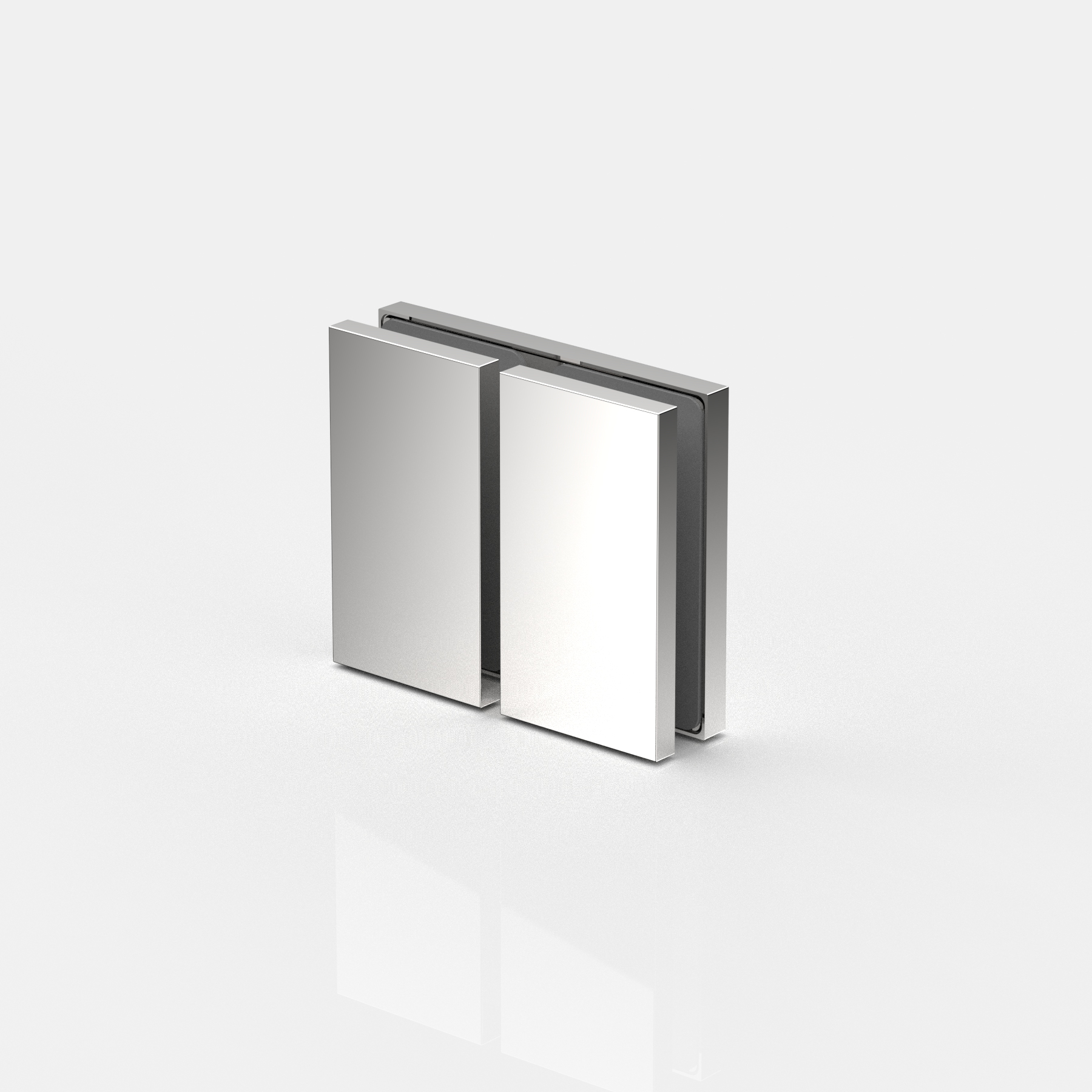 Längsverbinder Glas-Glas 180°