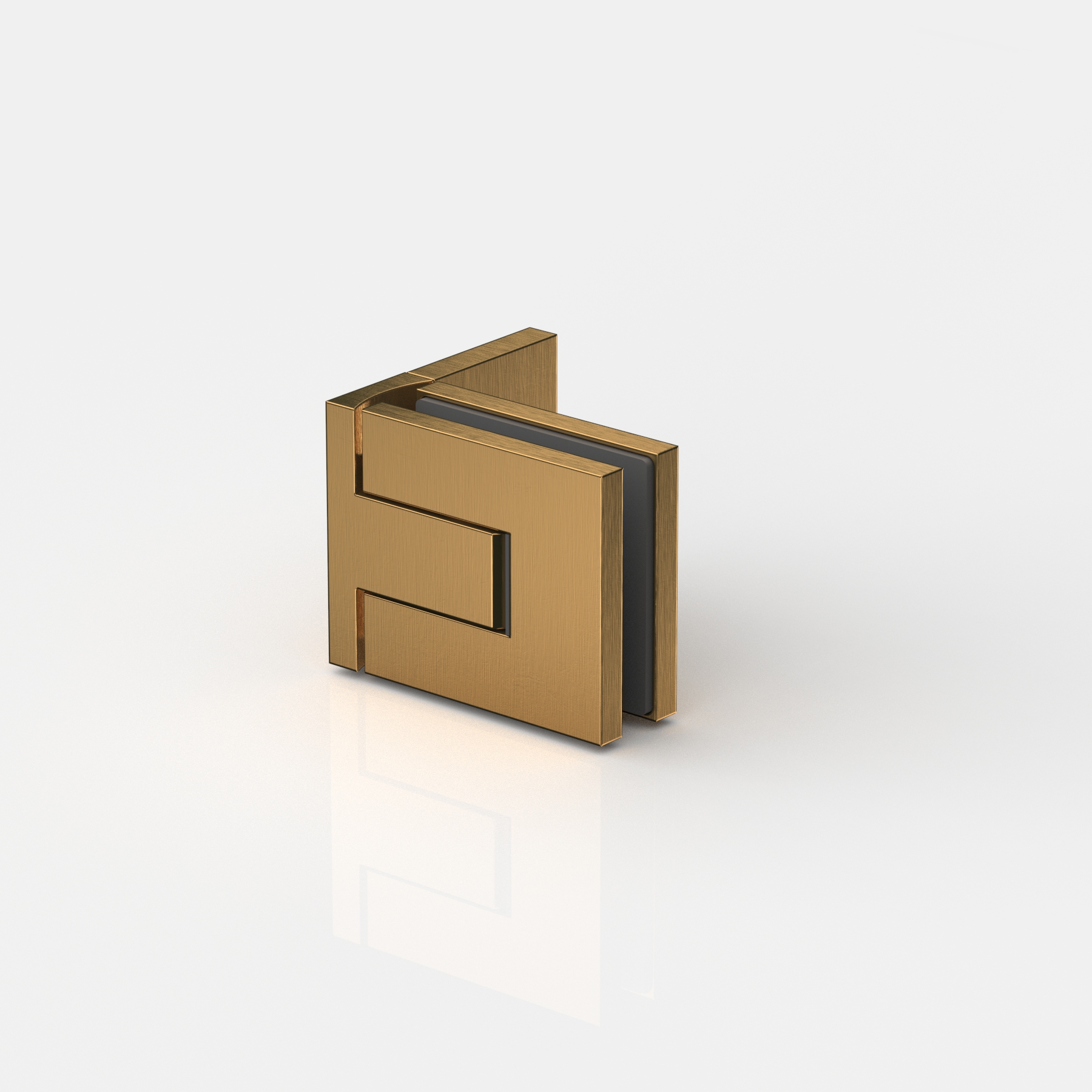 Pendeltürband Glas-Wand 90°