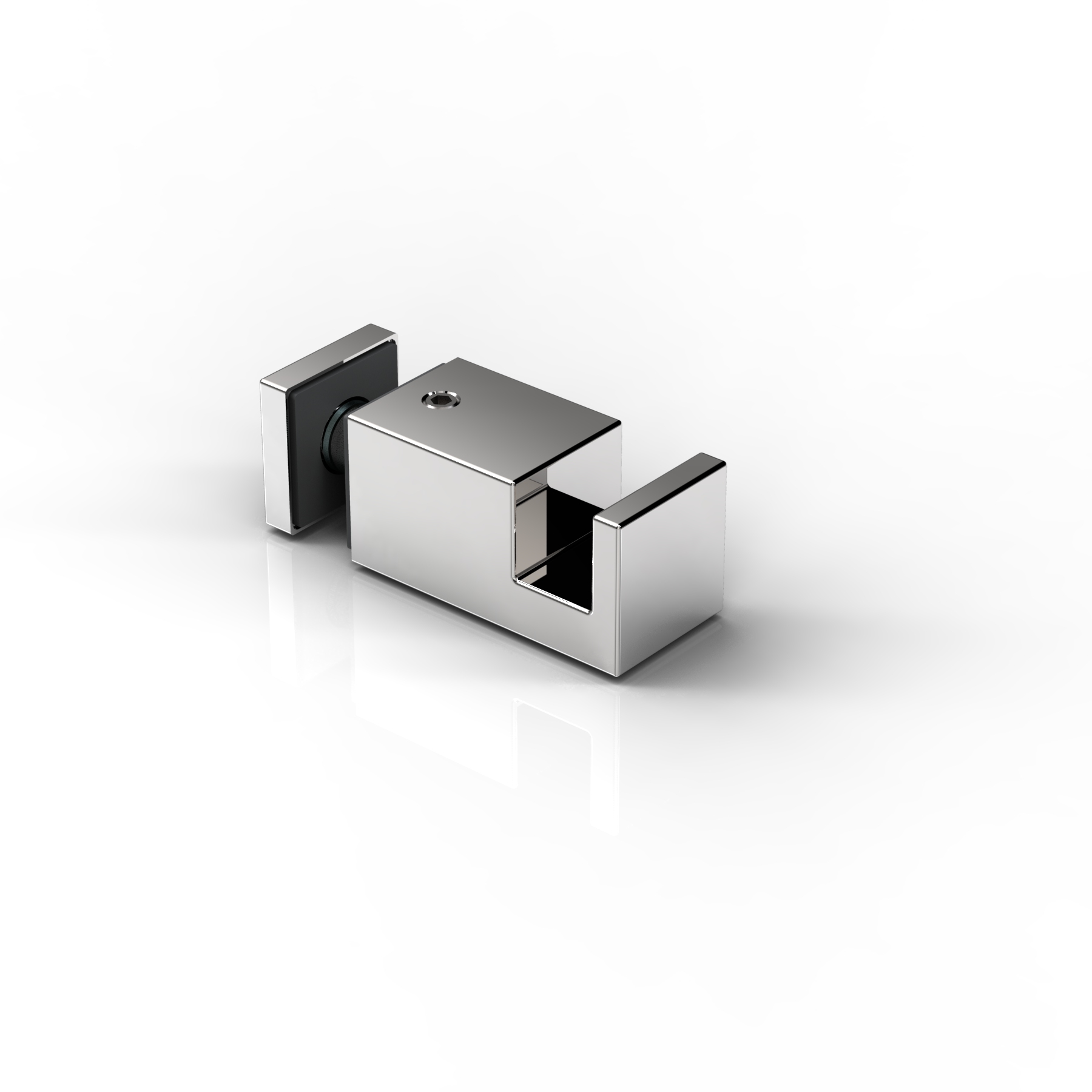 Handtuchhalter, erhaben, Verschraubung oben