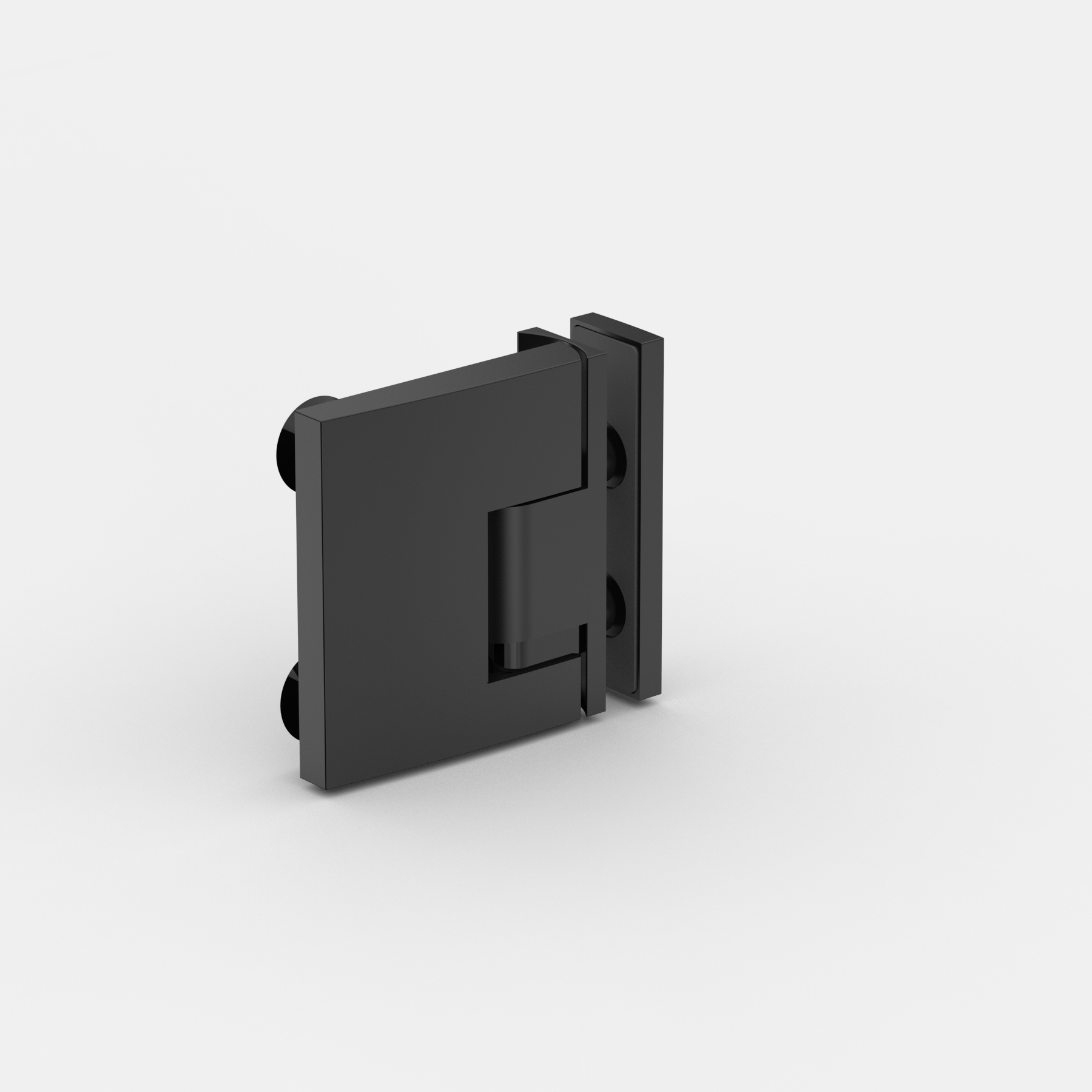 Hebe-Senk-Pendeltürband, flächenbündig, Glas-Glas 90°