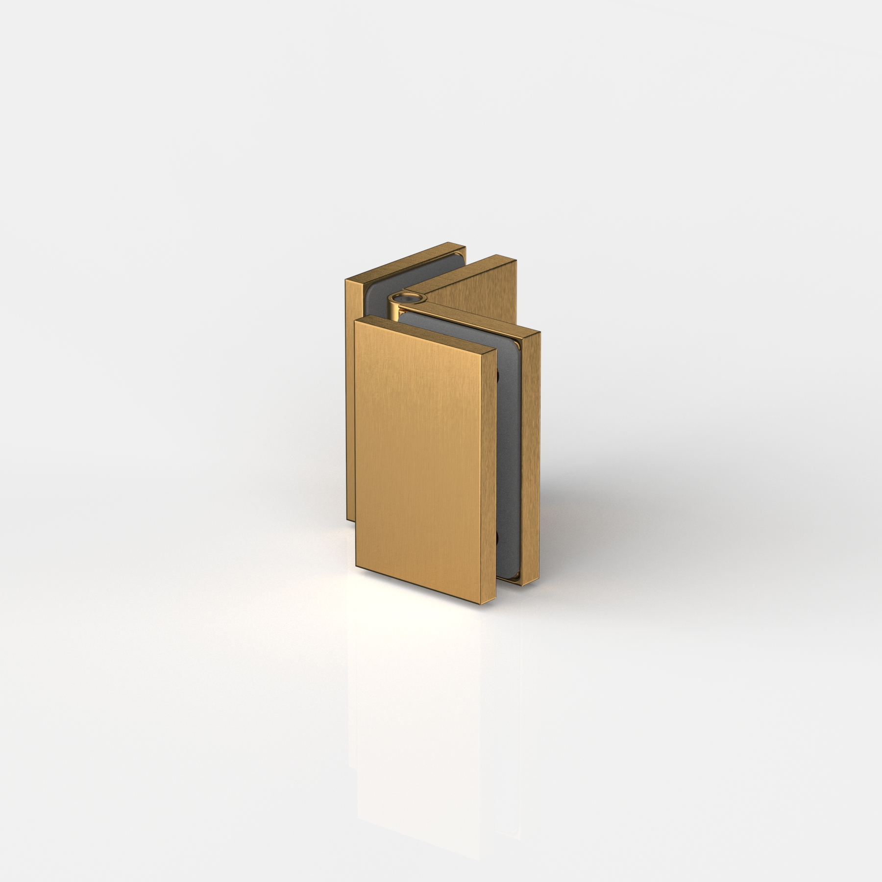 Winkelverbinder Glas-Glas 80-180°