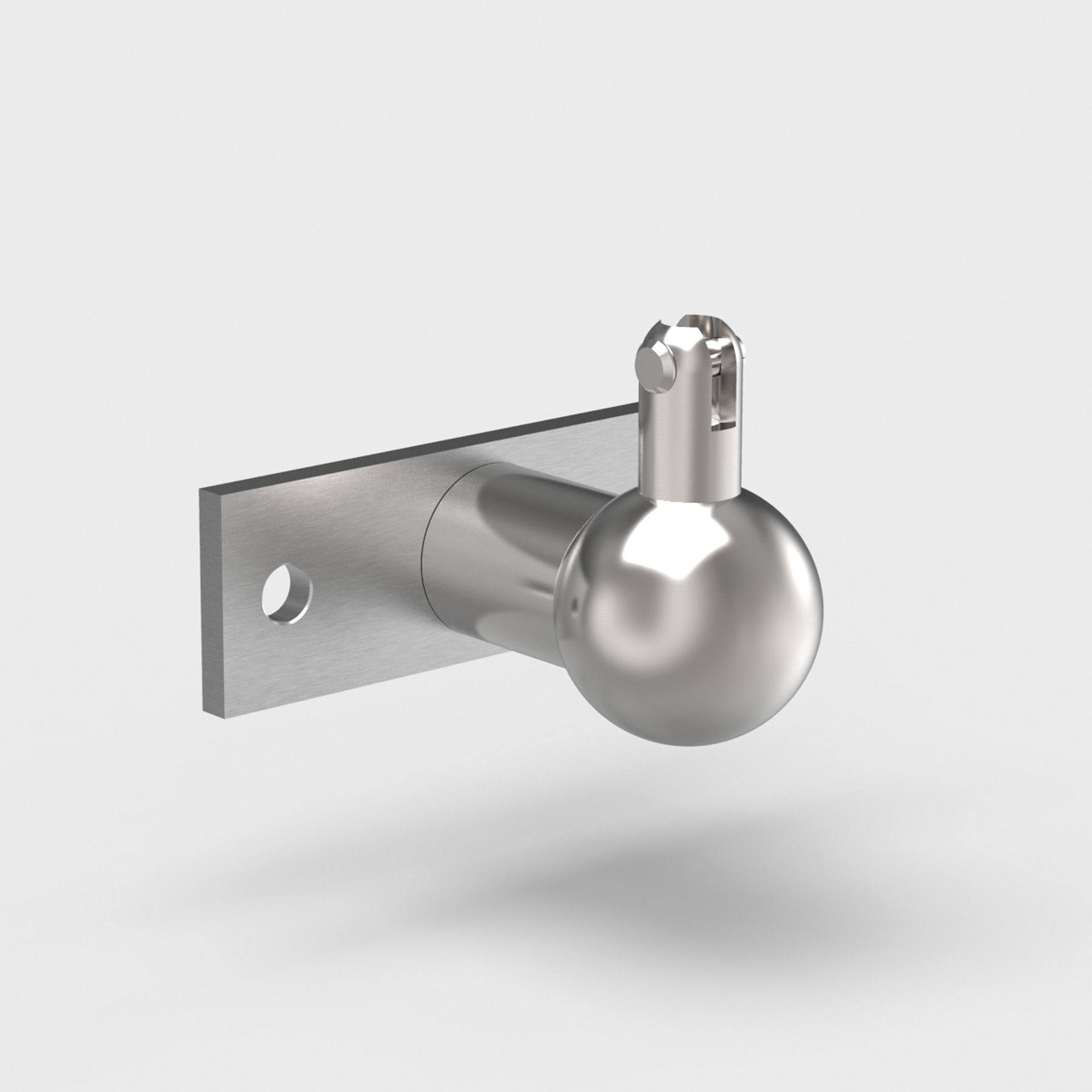 Wandhalter unten, 150x50mm, horizontal