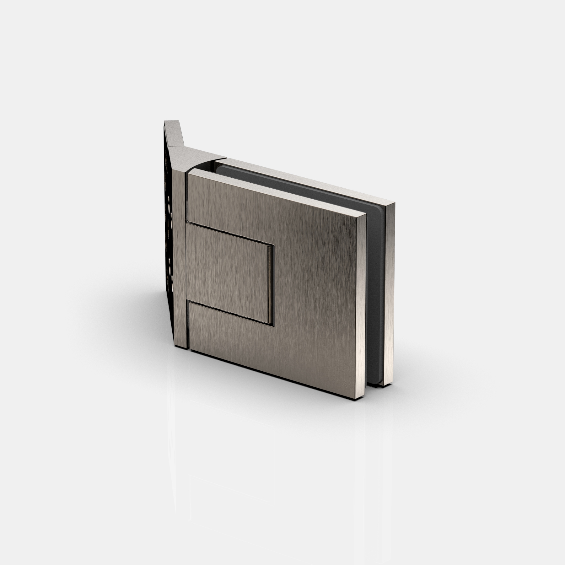 Pendeltürband Glas-Wand 135°