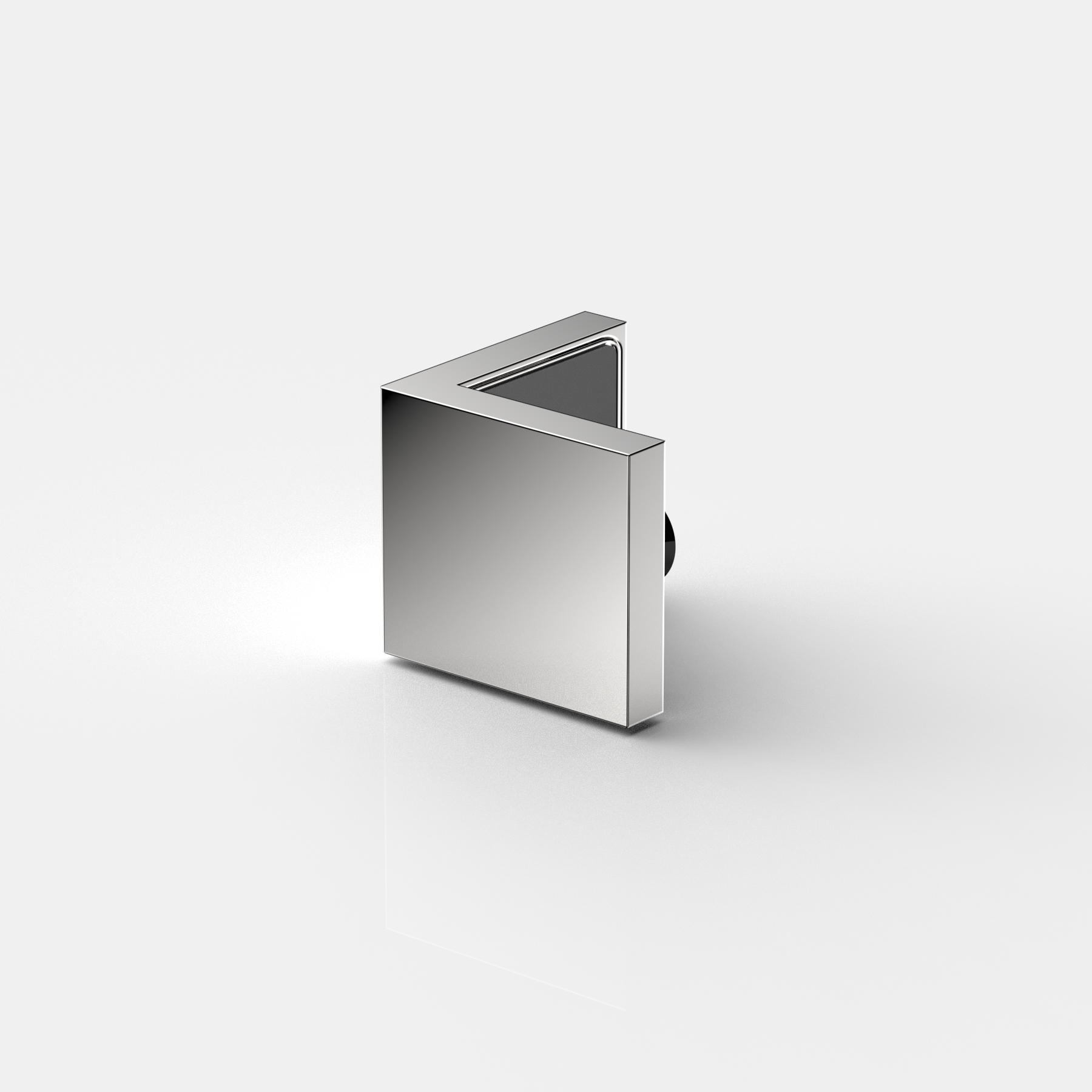 Winkelverbinder Glas-Glas 90°