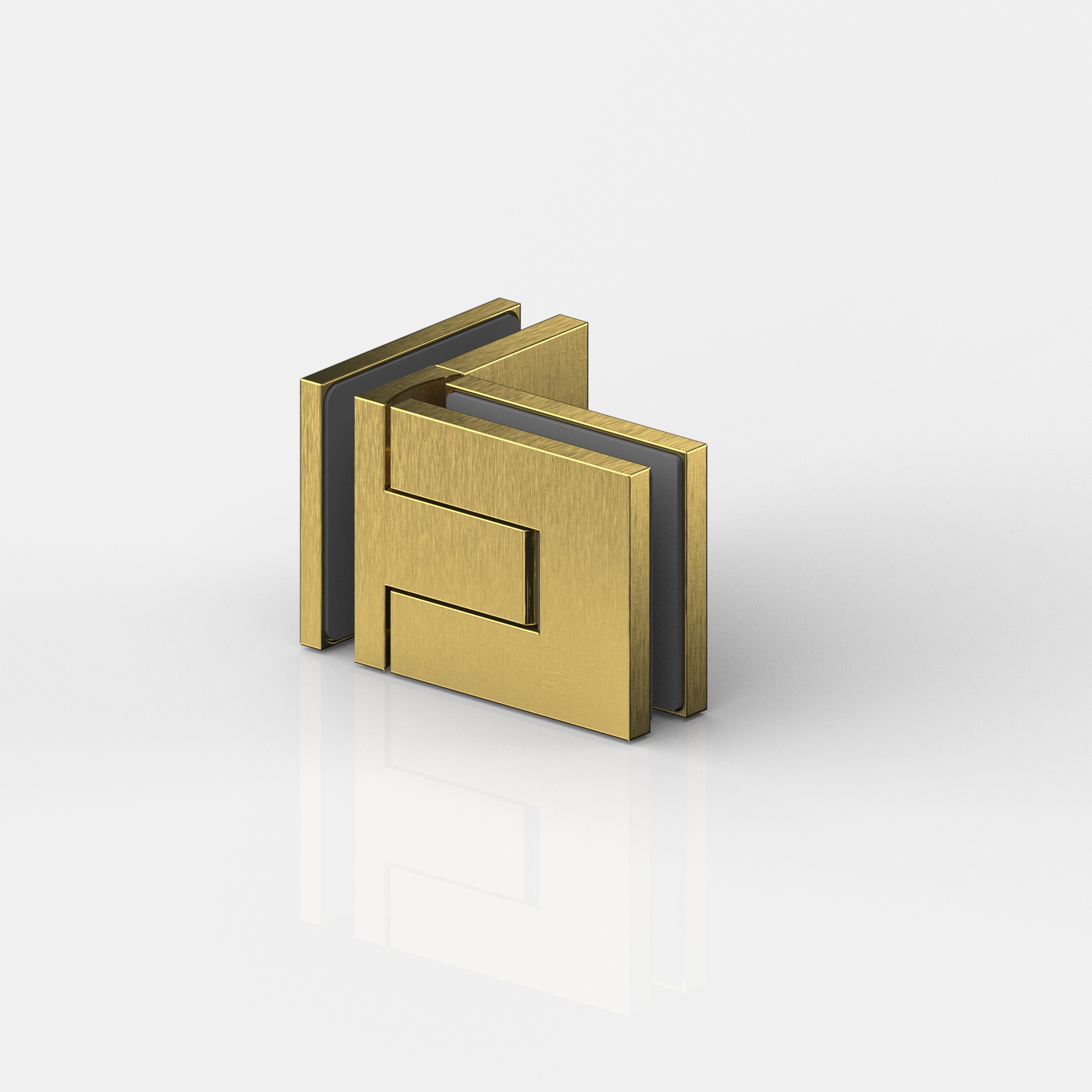 Pendeltürband Glas-Glas 90°