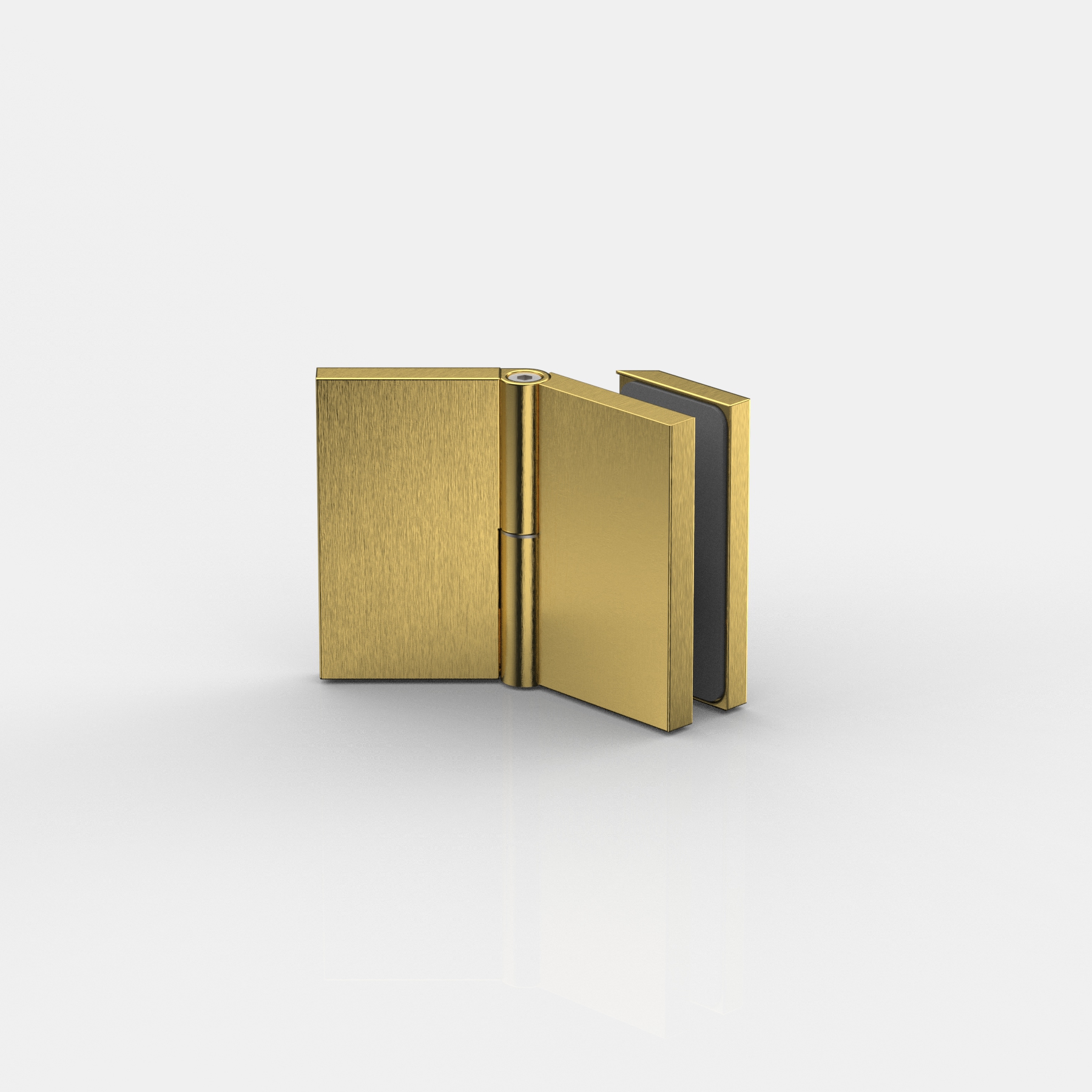 Winkelverbinder Glas-Wand 100-135°