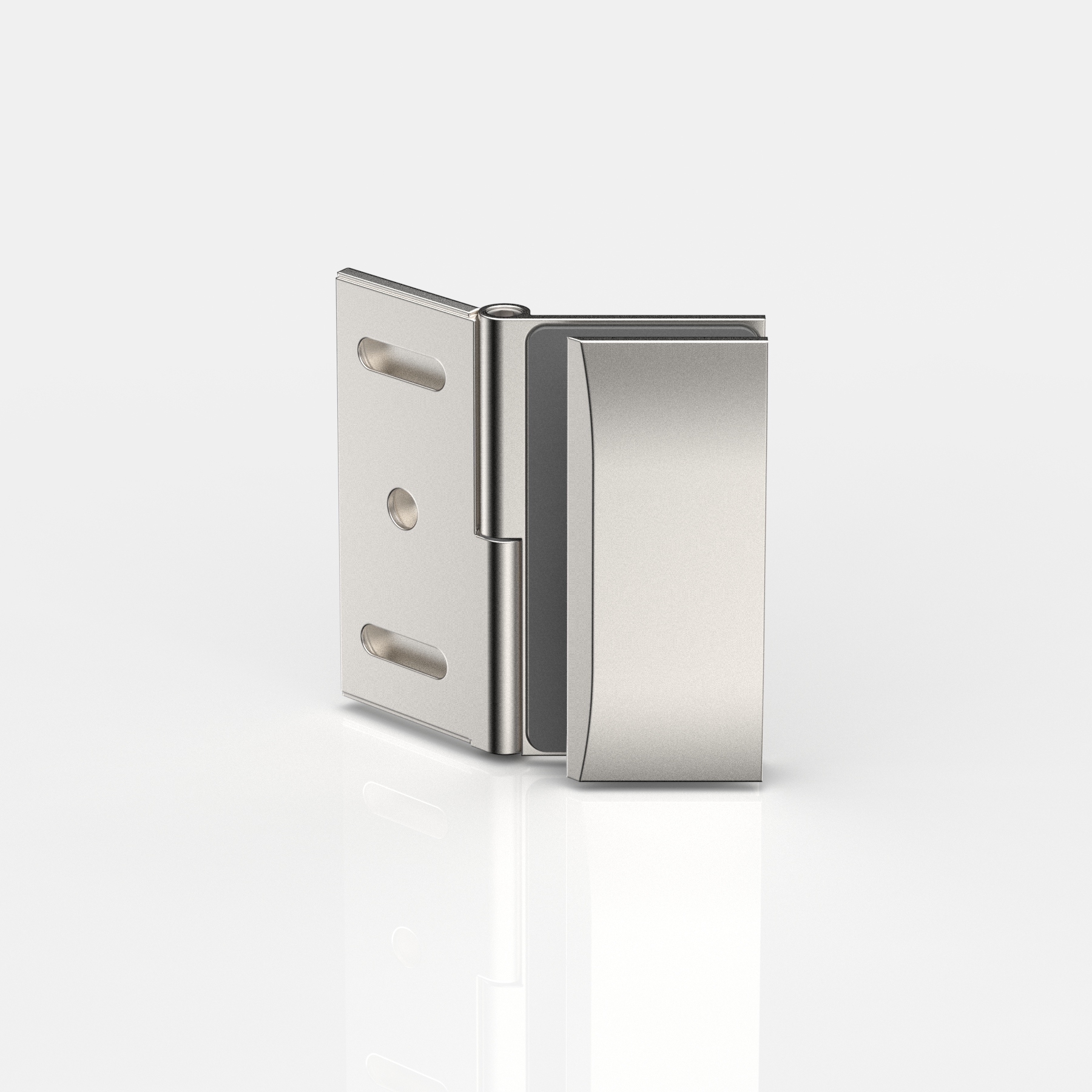 Winkelverbinder Glas-Wand 90-140°