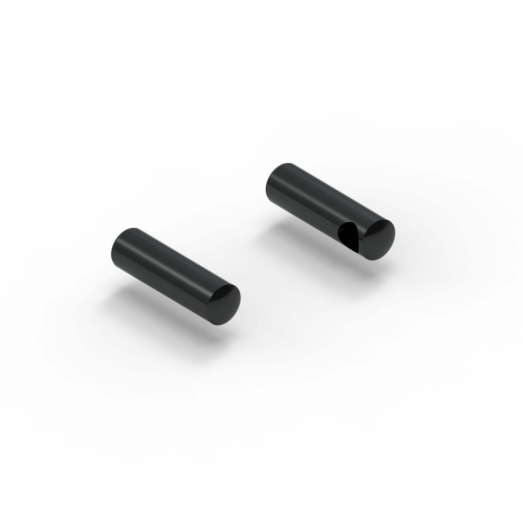 Aussenteile L+R zu Handtuchhalter, rund