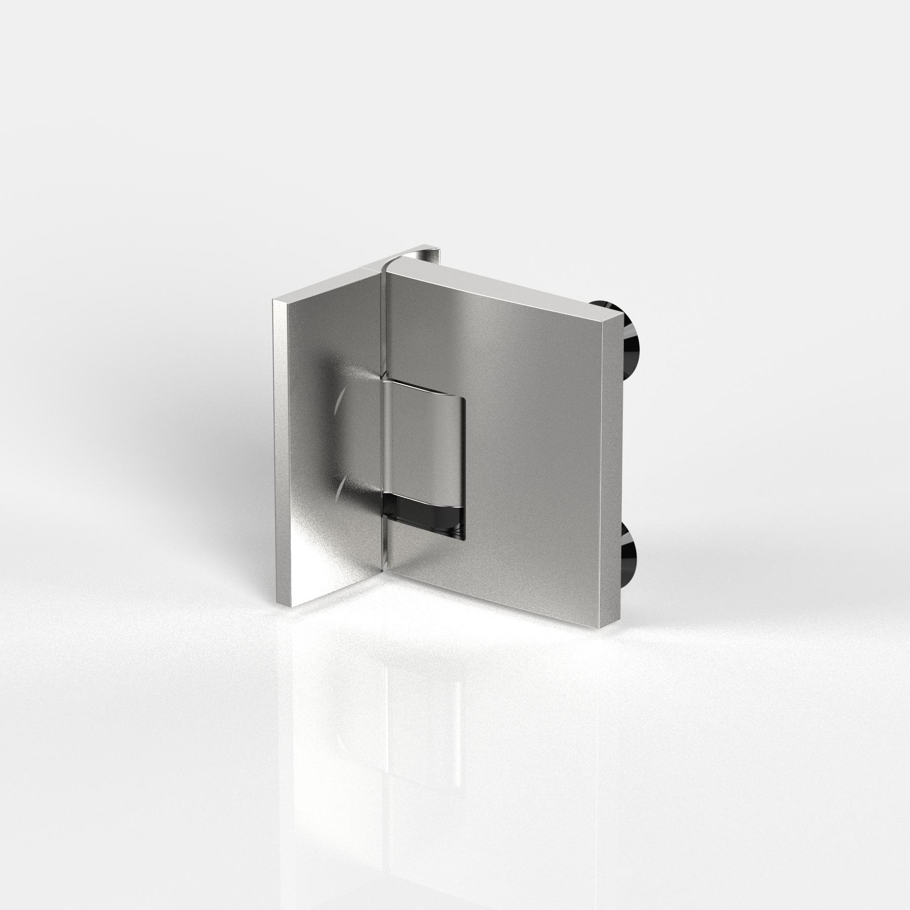 Hebe-Senk-Pendeltürband, flächenbündig, Glas-Wand 90°