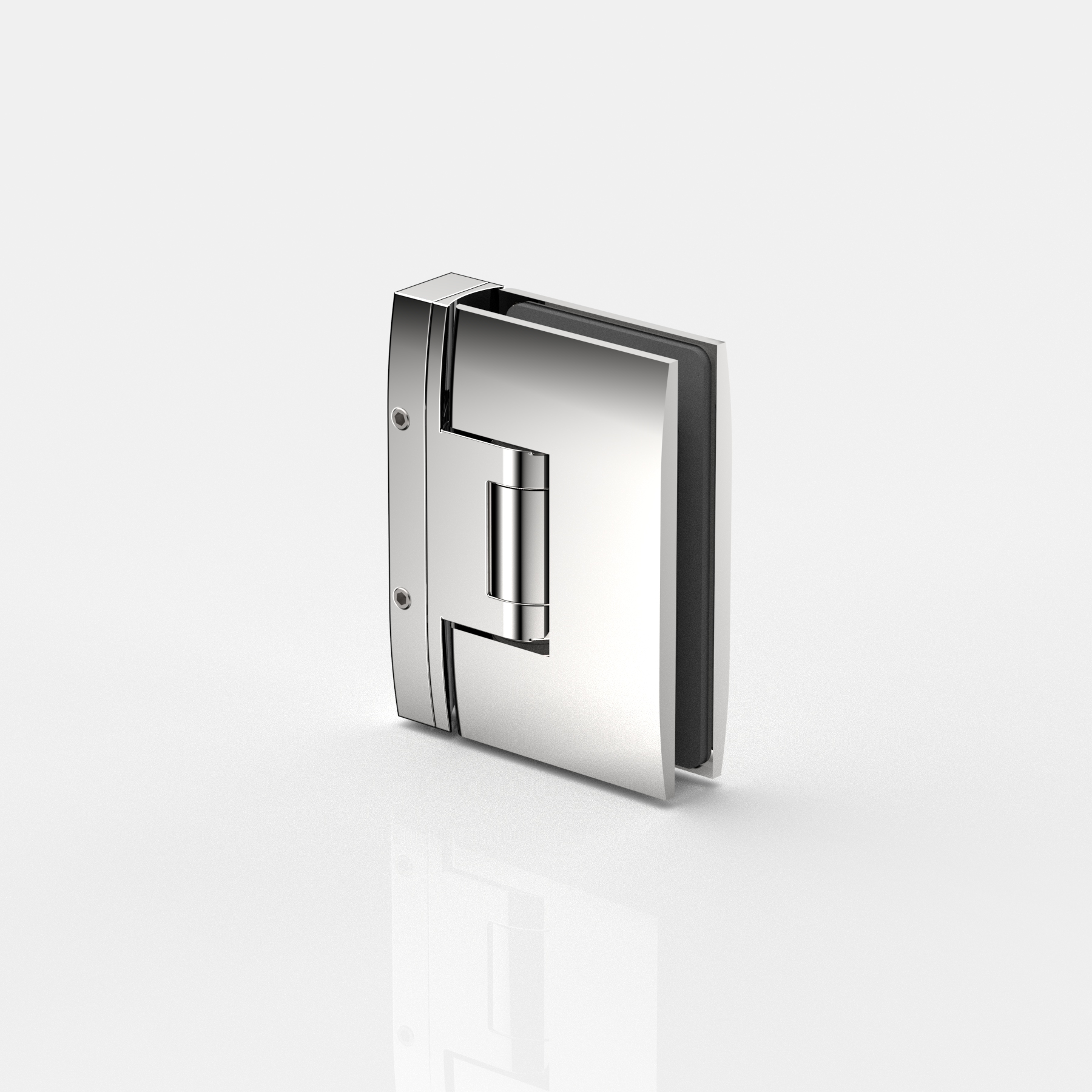 Pendeltürband Glas-Wand 90°