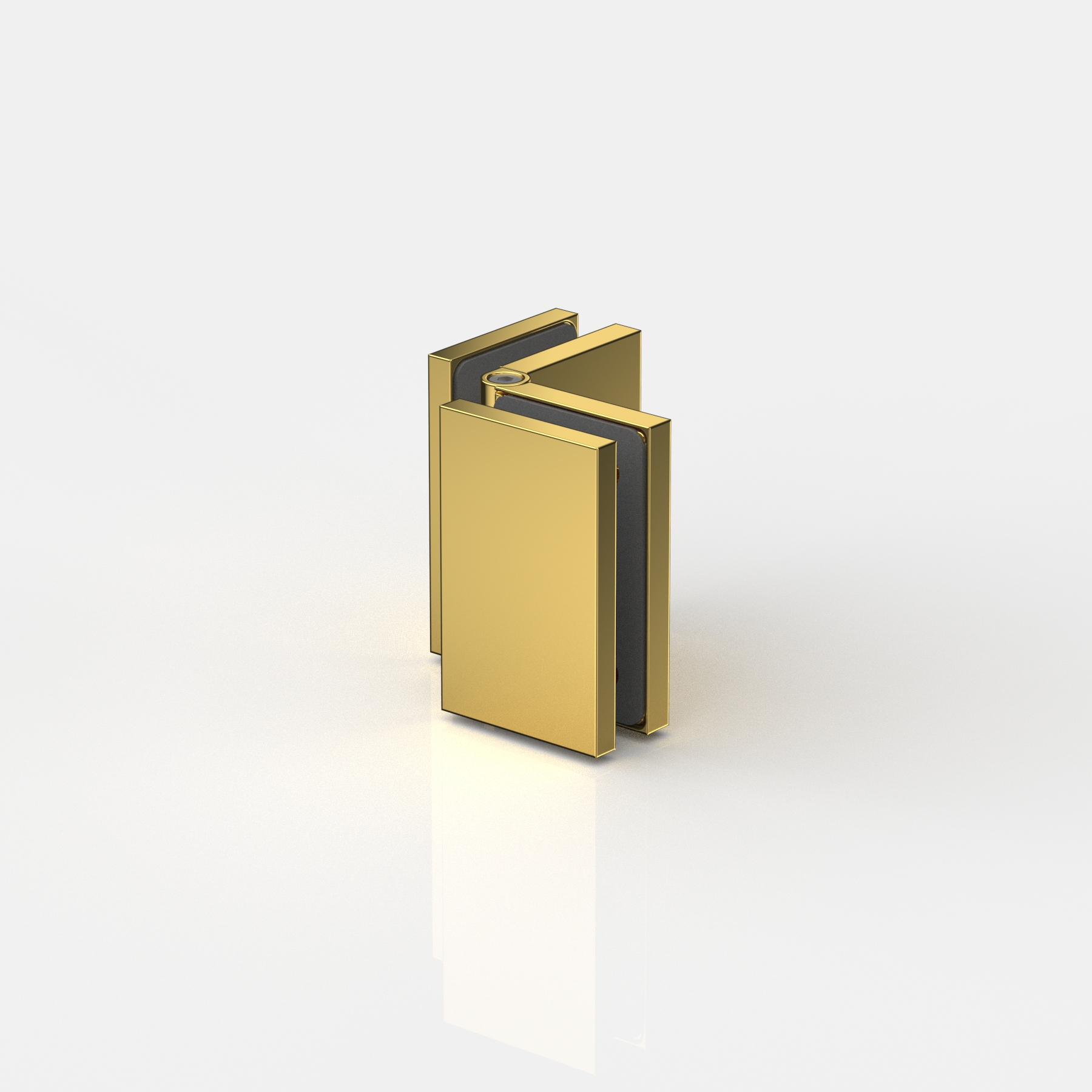 Winkelverbinder Glas-Glas 80-180°