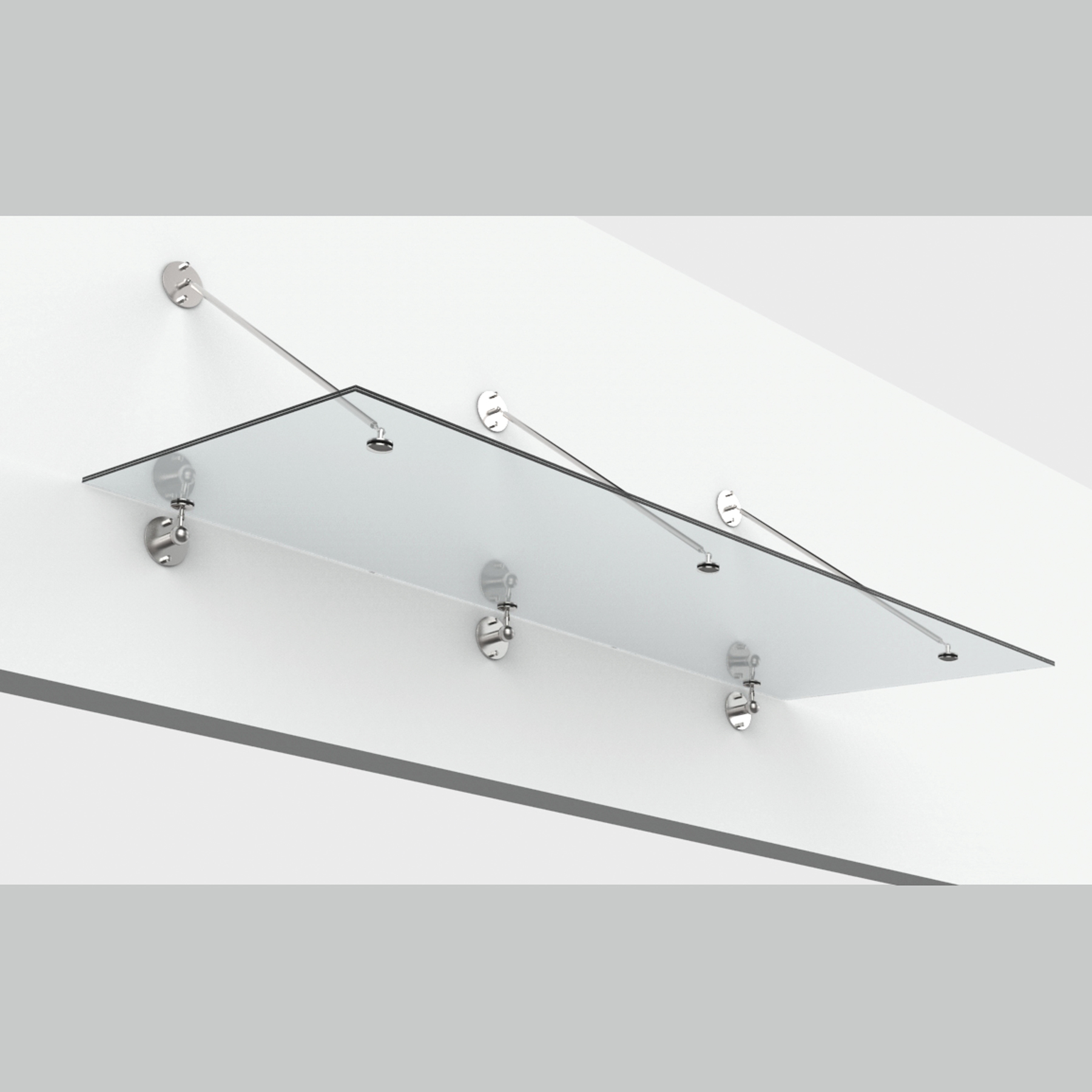 Vordachset Z-03, 3 Zugstangen, 17,52mm