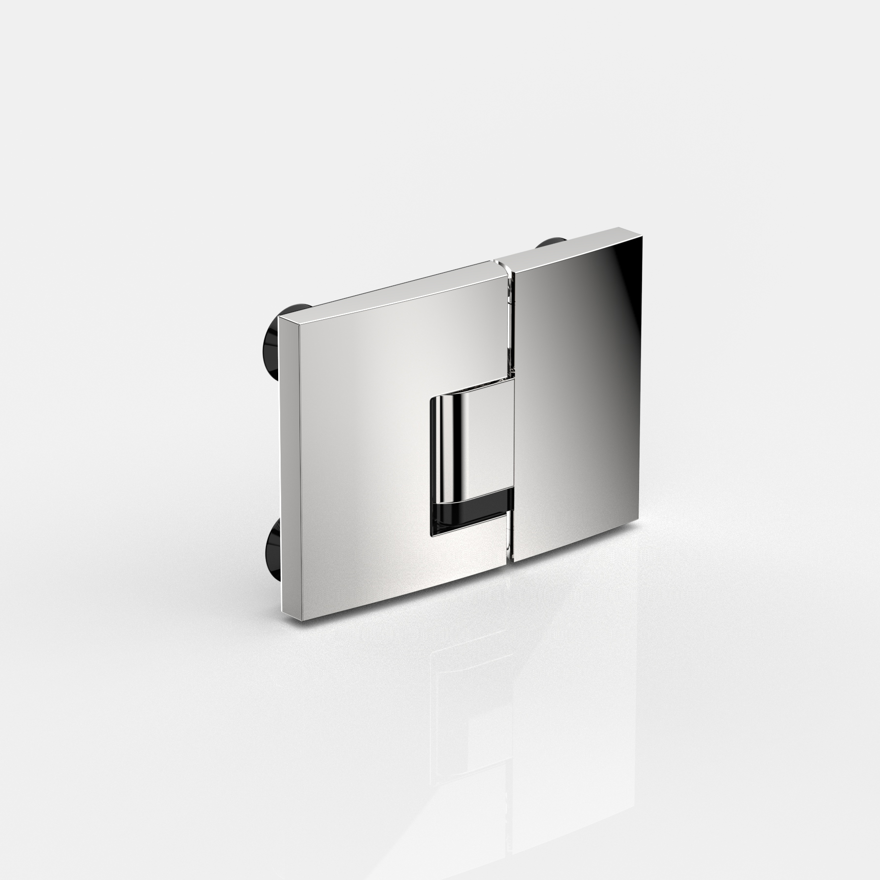 Hebe-Senk-Pendeltürband, flächenbündig, Glas-Glas 180°