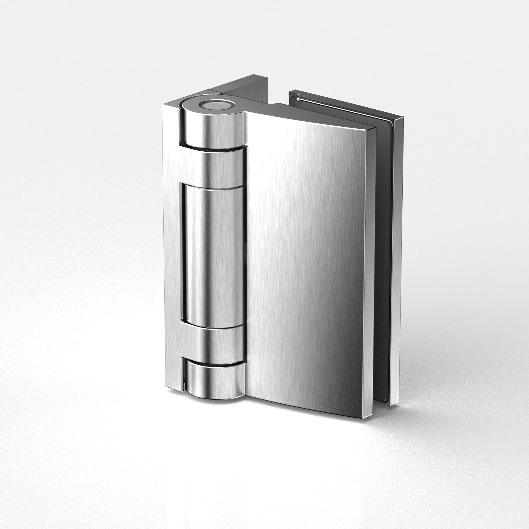 Anschlagtürband Glas-Wand 90°