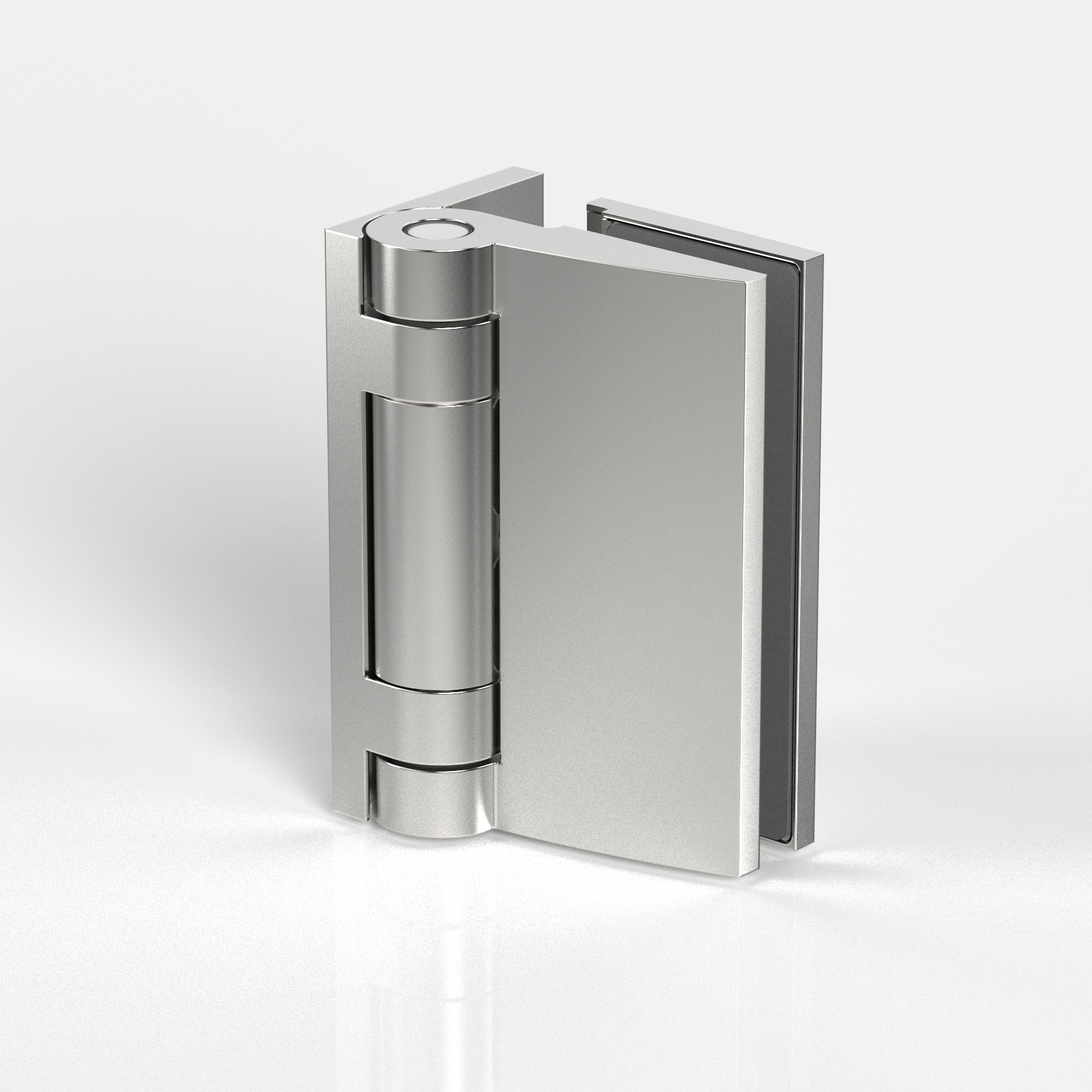 Anschlagtürband Glas-Wand 90°