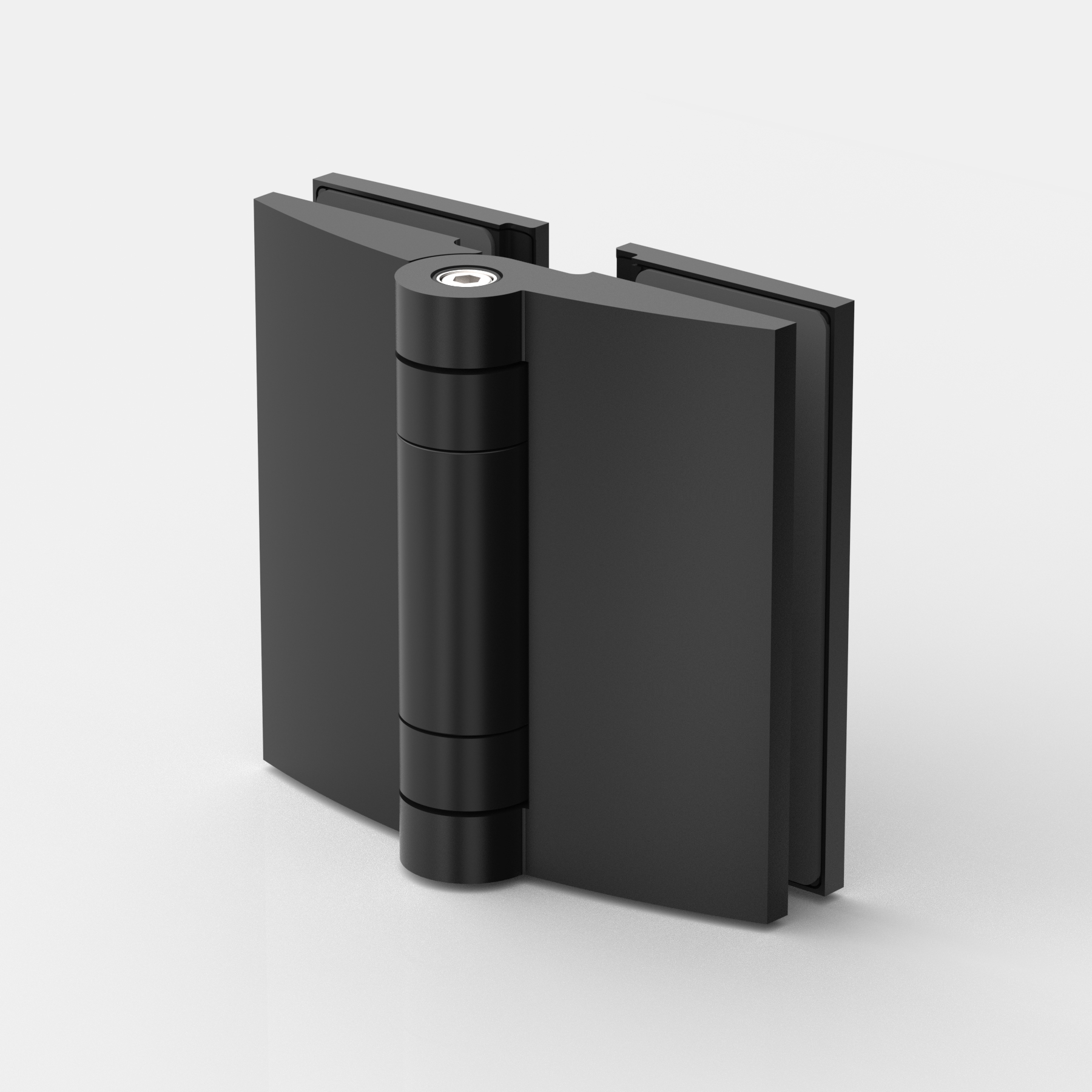 Anschlagtürband Glas-Glas 90°/180°