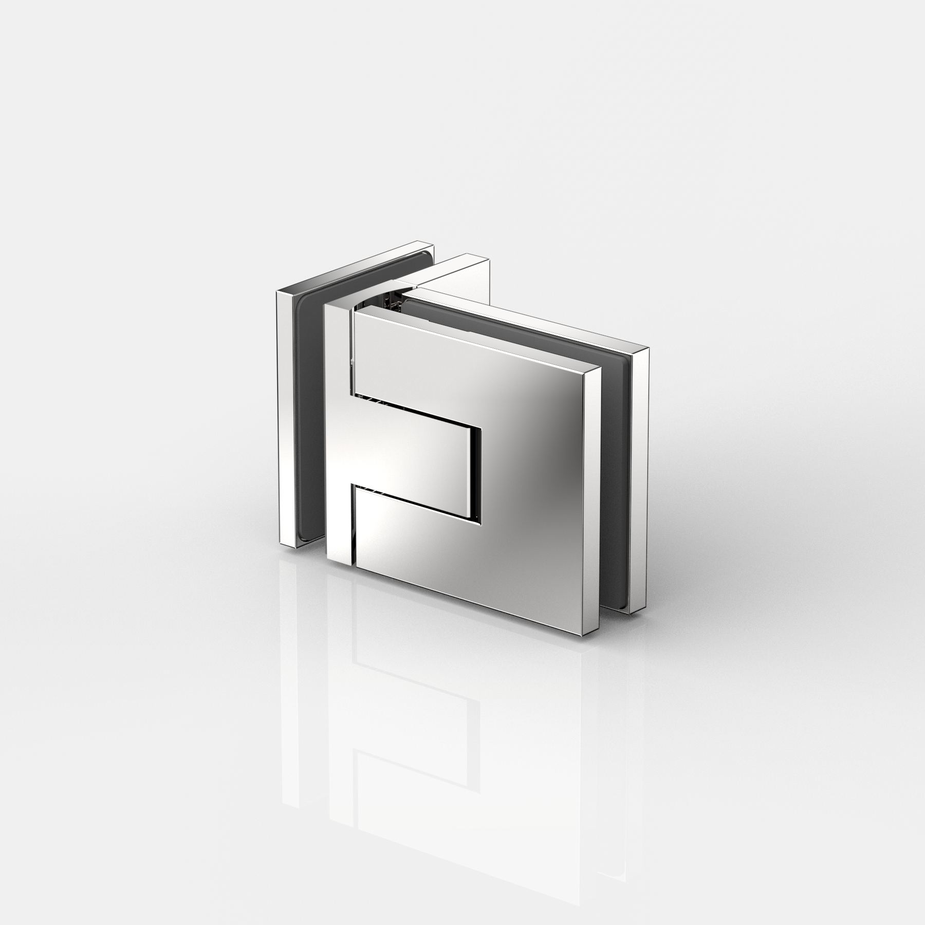 Pendeltürband Glas-Glas 90°