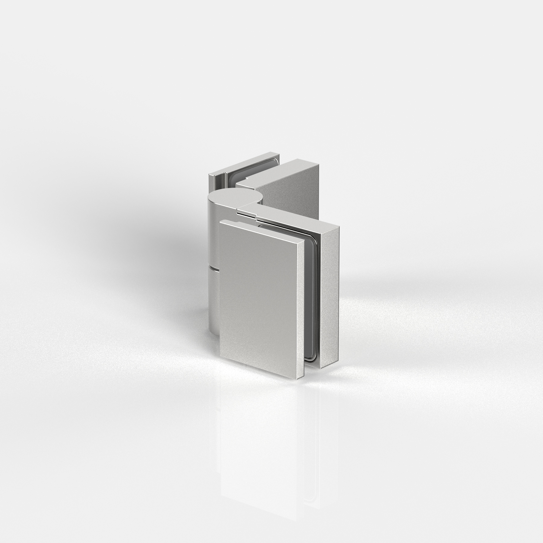 Hebe-Senk-Anschlagtürband, Glas-Glas90°