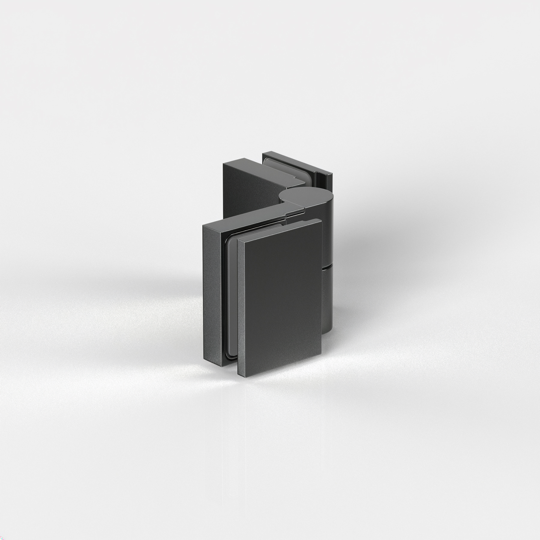 Nivello striker hinge with lifting function, glass-glass 90°