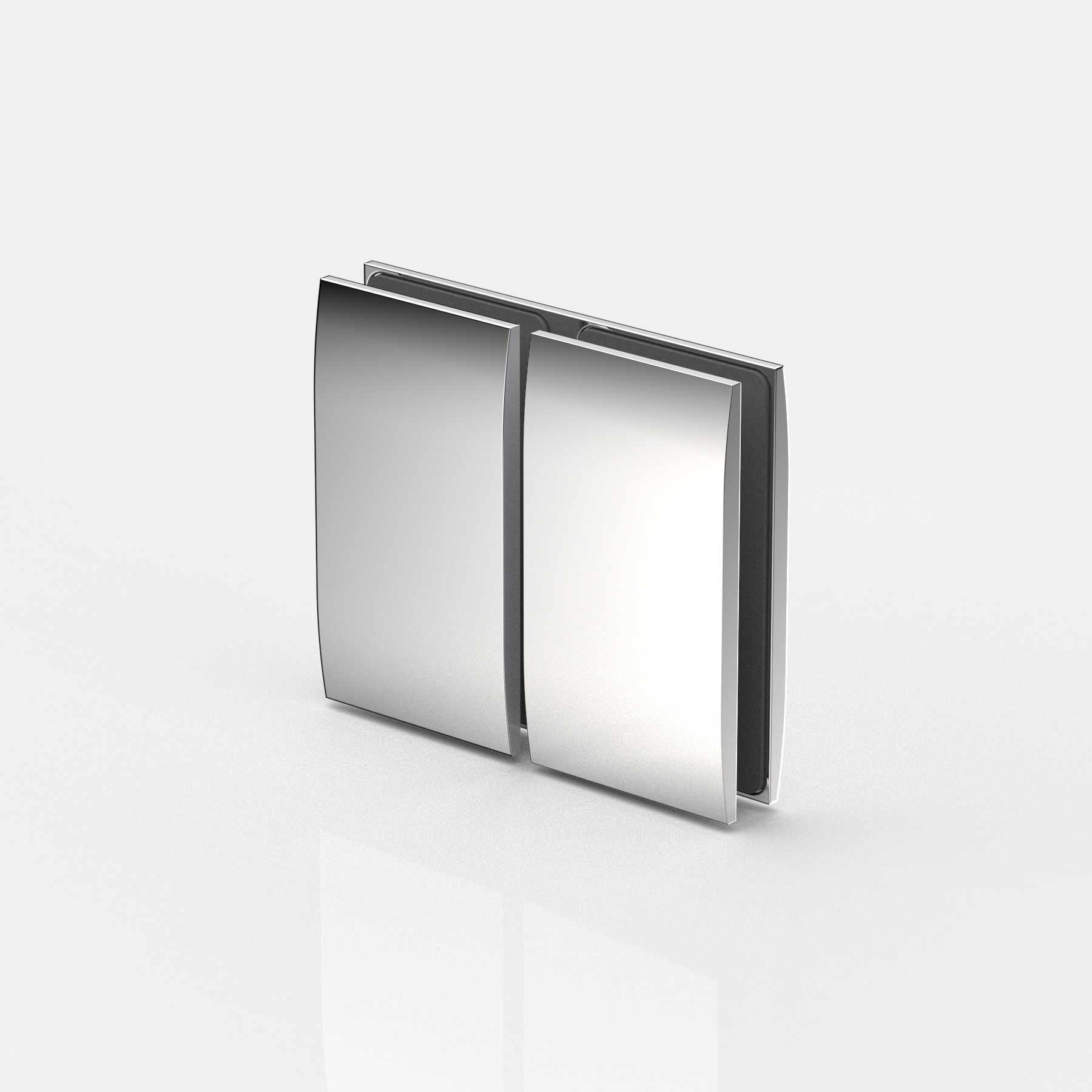 Längsverbinder Glas-Glas 180°