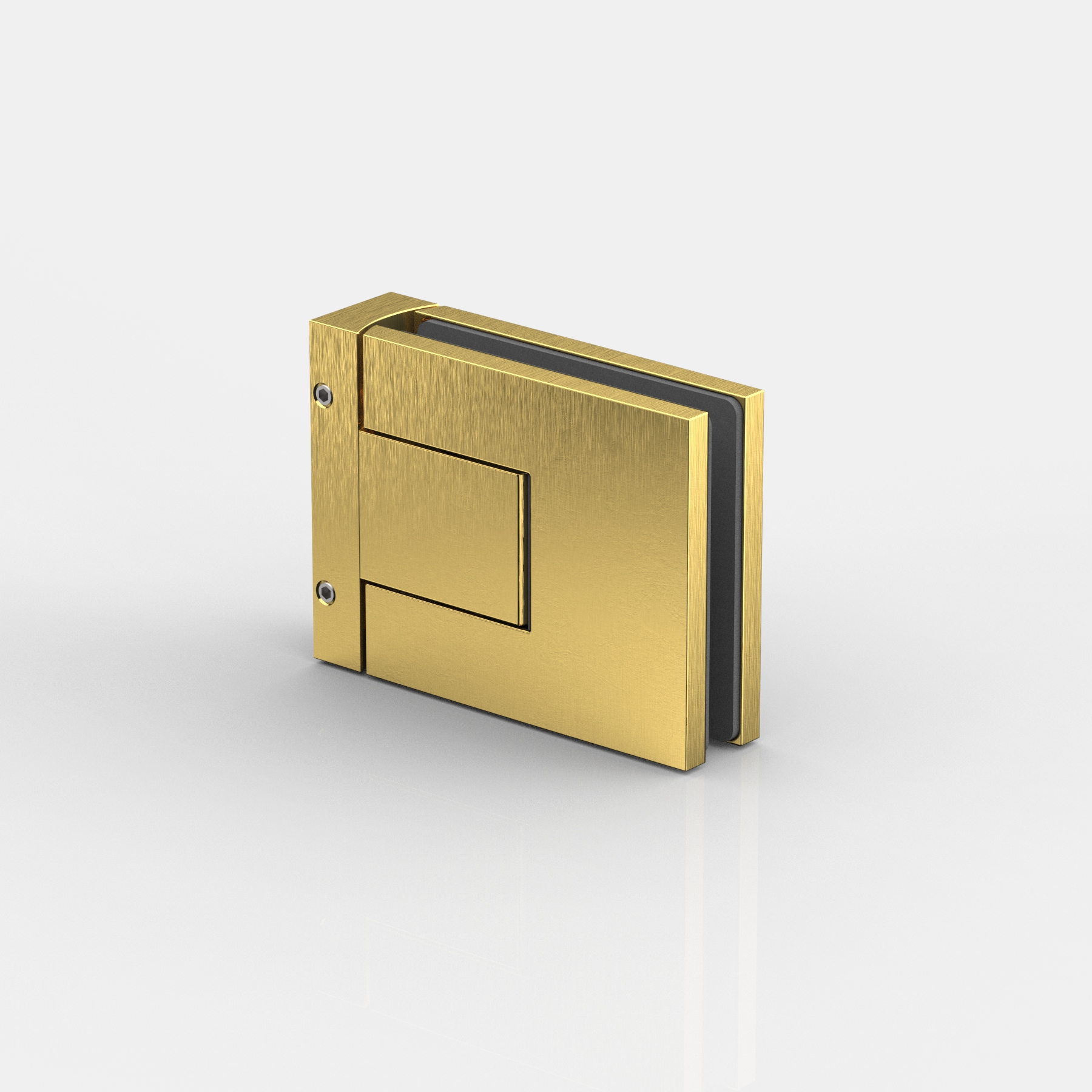 Pendeltürband Glas-Wand 90°