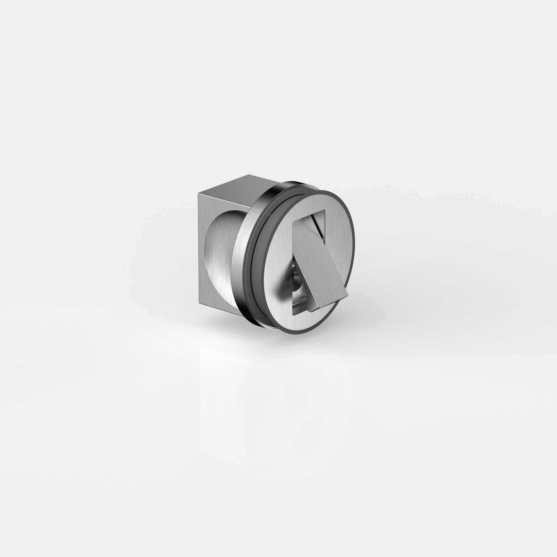 Türgriff, innen flächenbündig