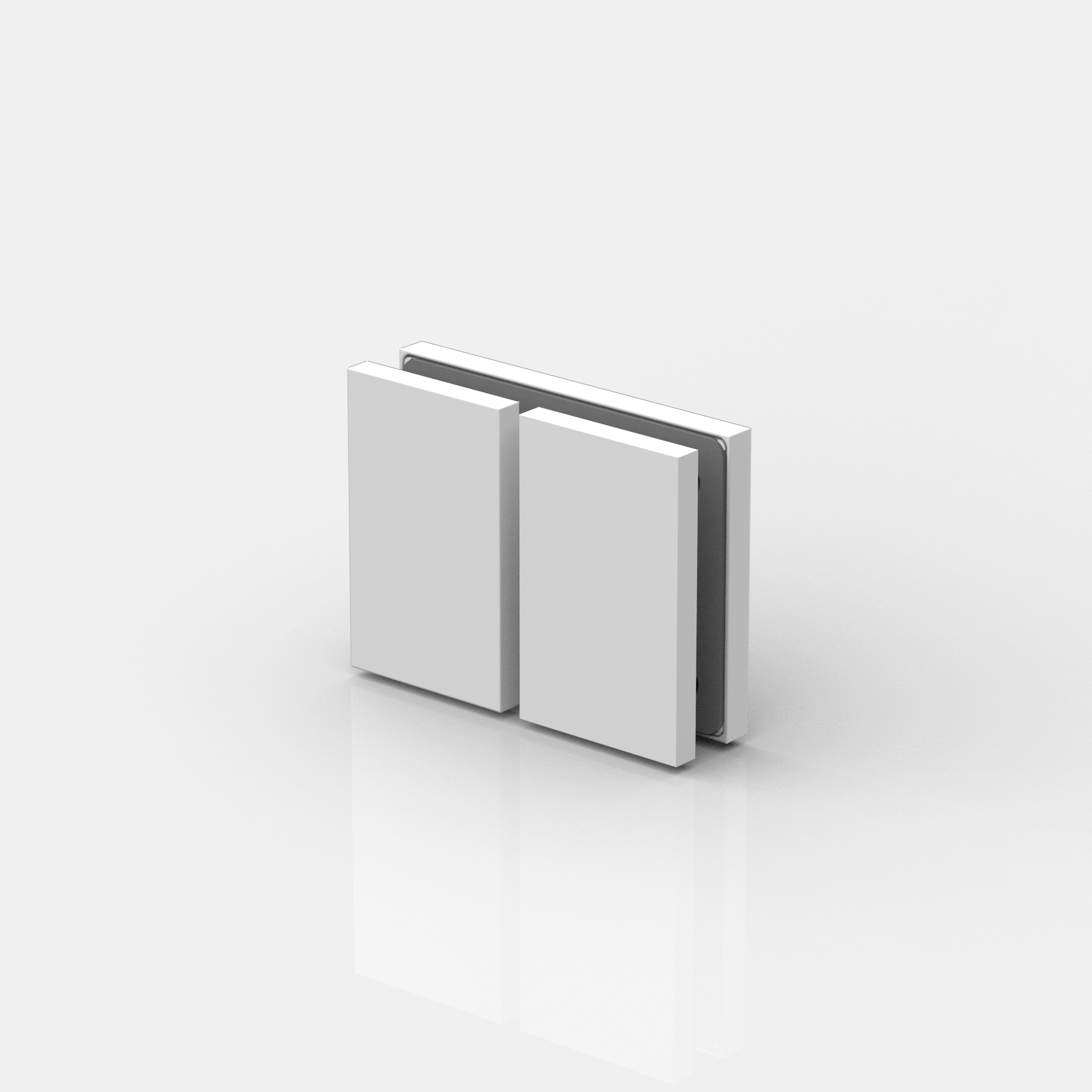 Inline connector + glass-glass 180°