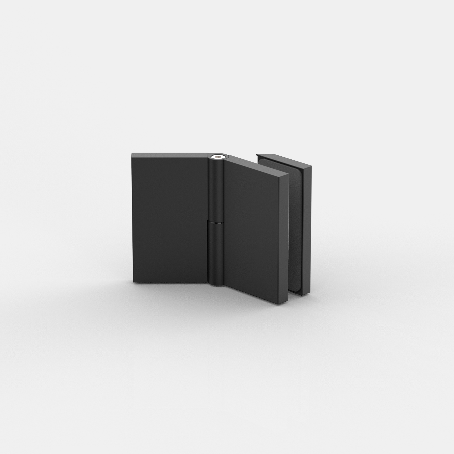 Winkelverbinder Glas-Wand 100-135°