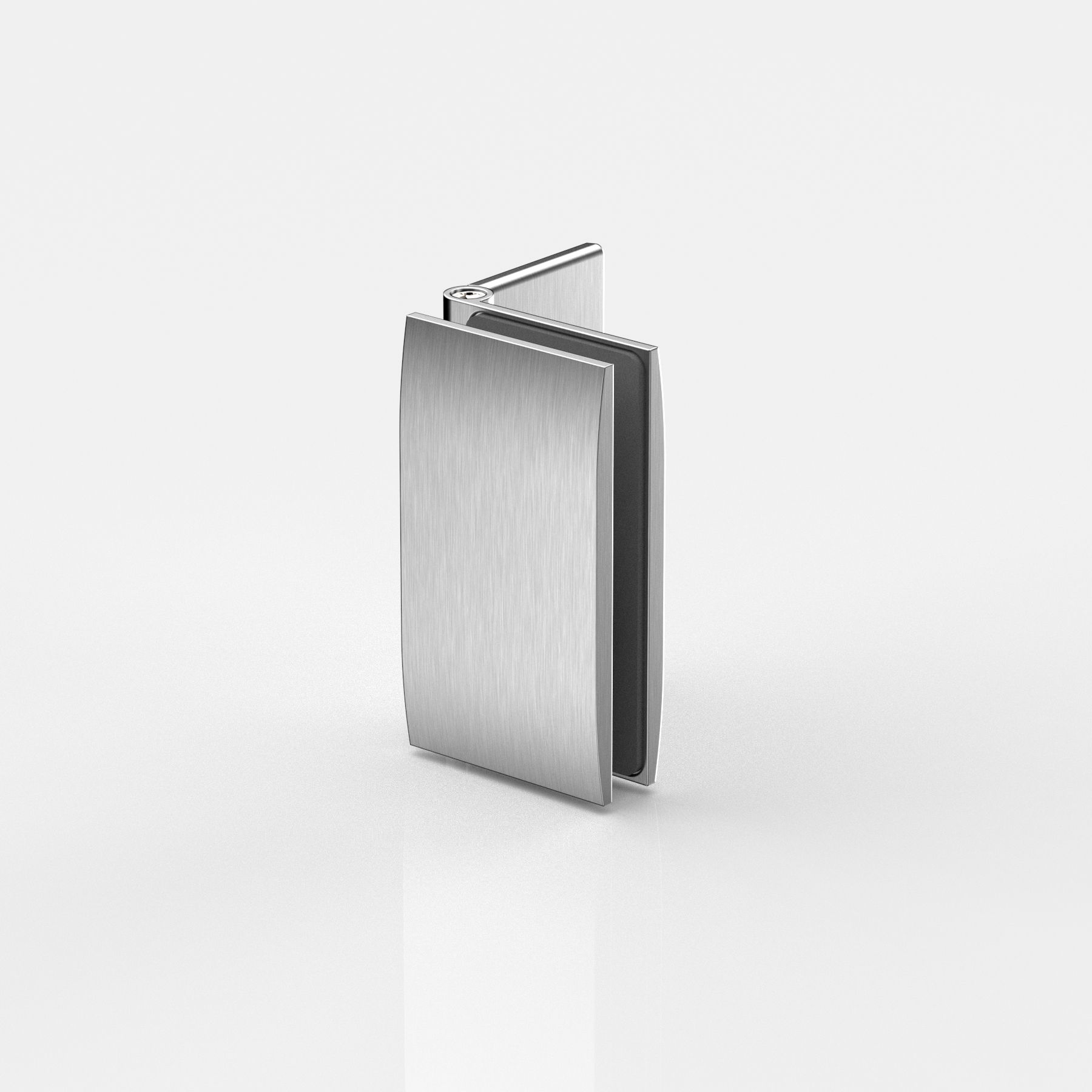 Winkelverbinder Glas-Wand 60-100°