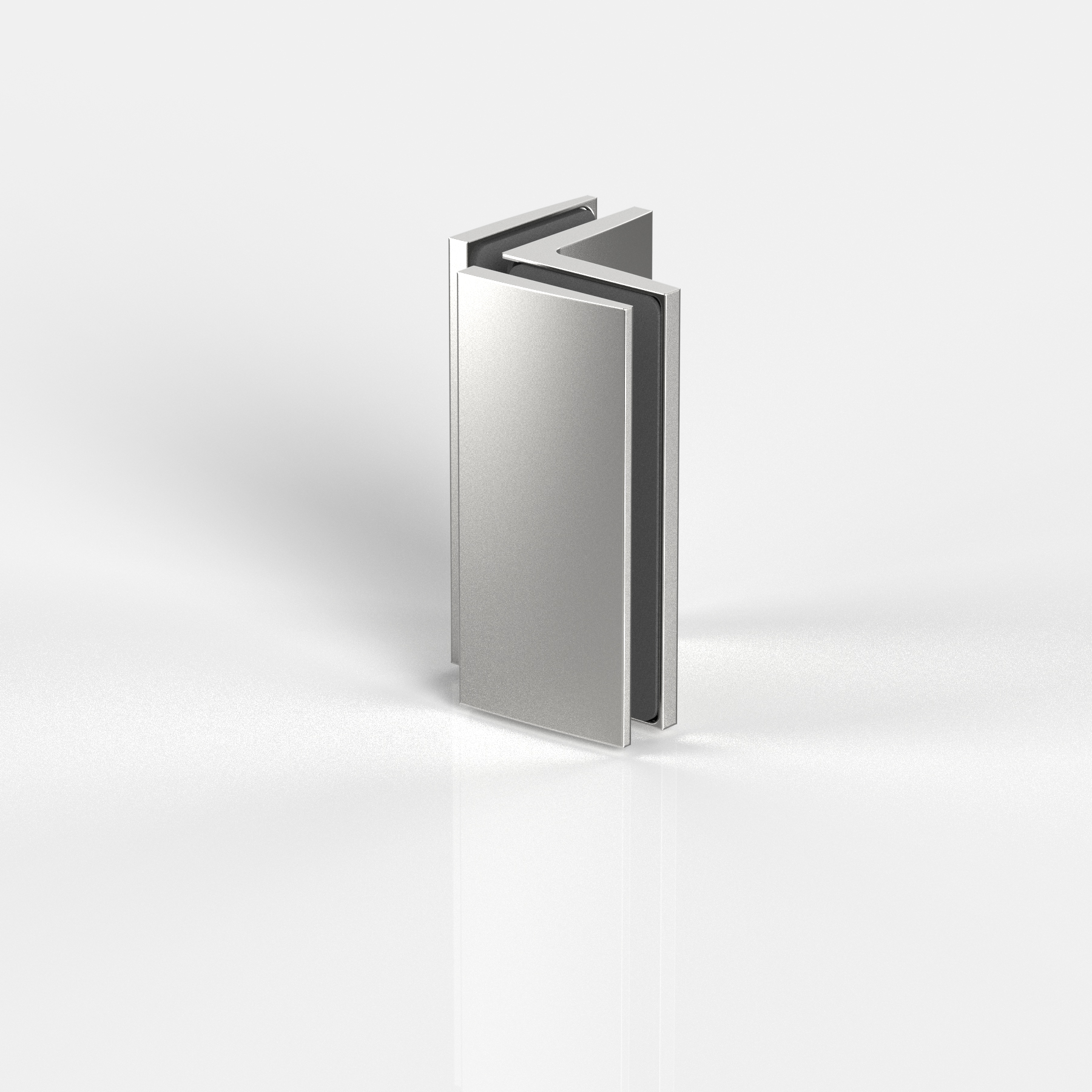 Winkelverbinder Glas-Glas 90°