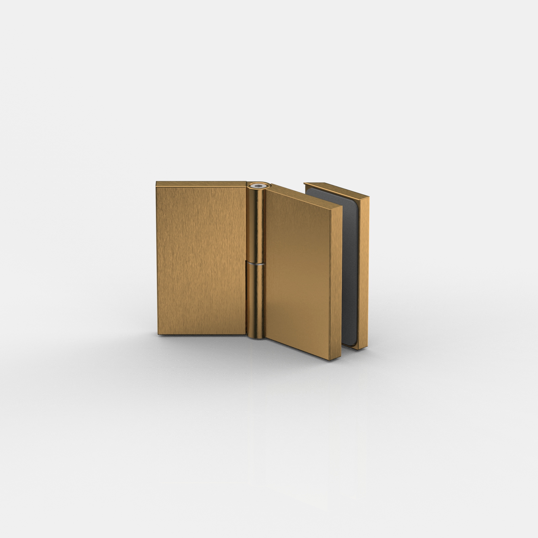 Winkelverbinder Glas-Wand 100-135°