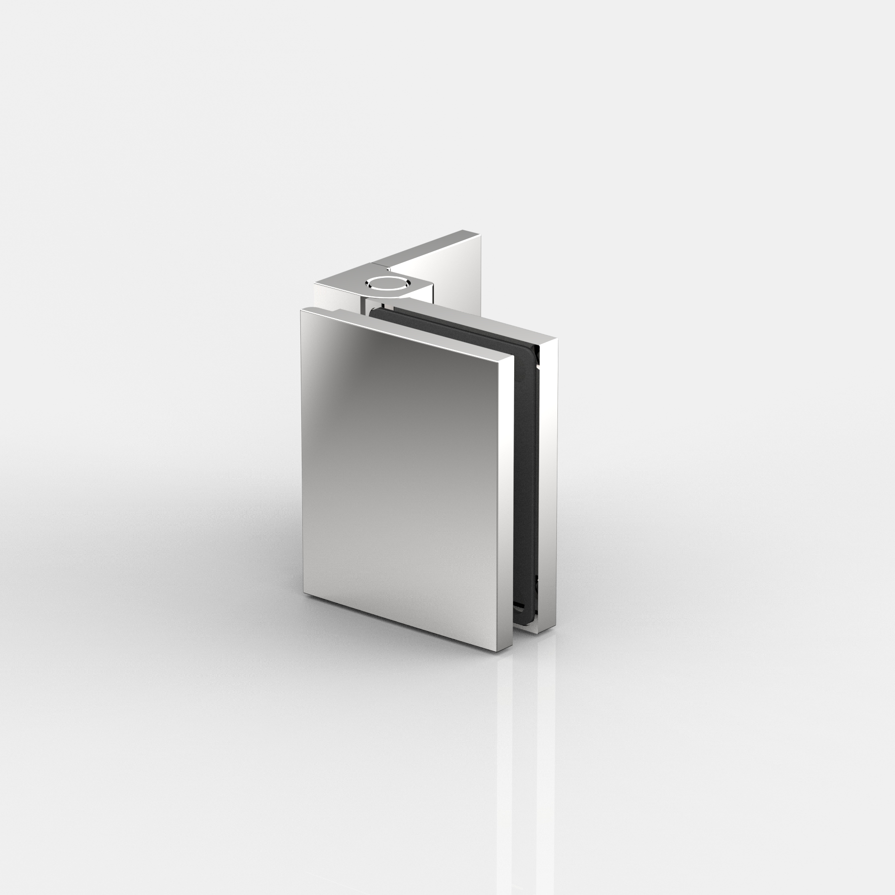 Anschlagtürband Glas-Wand 90°