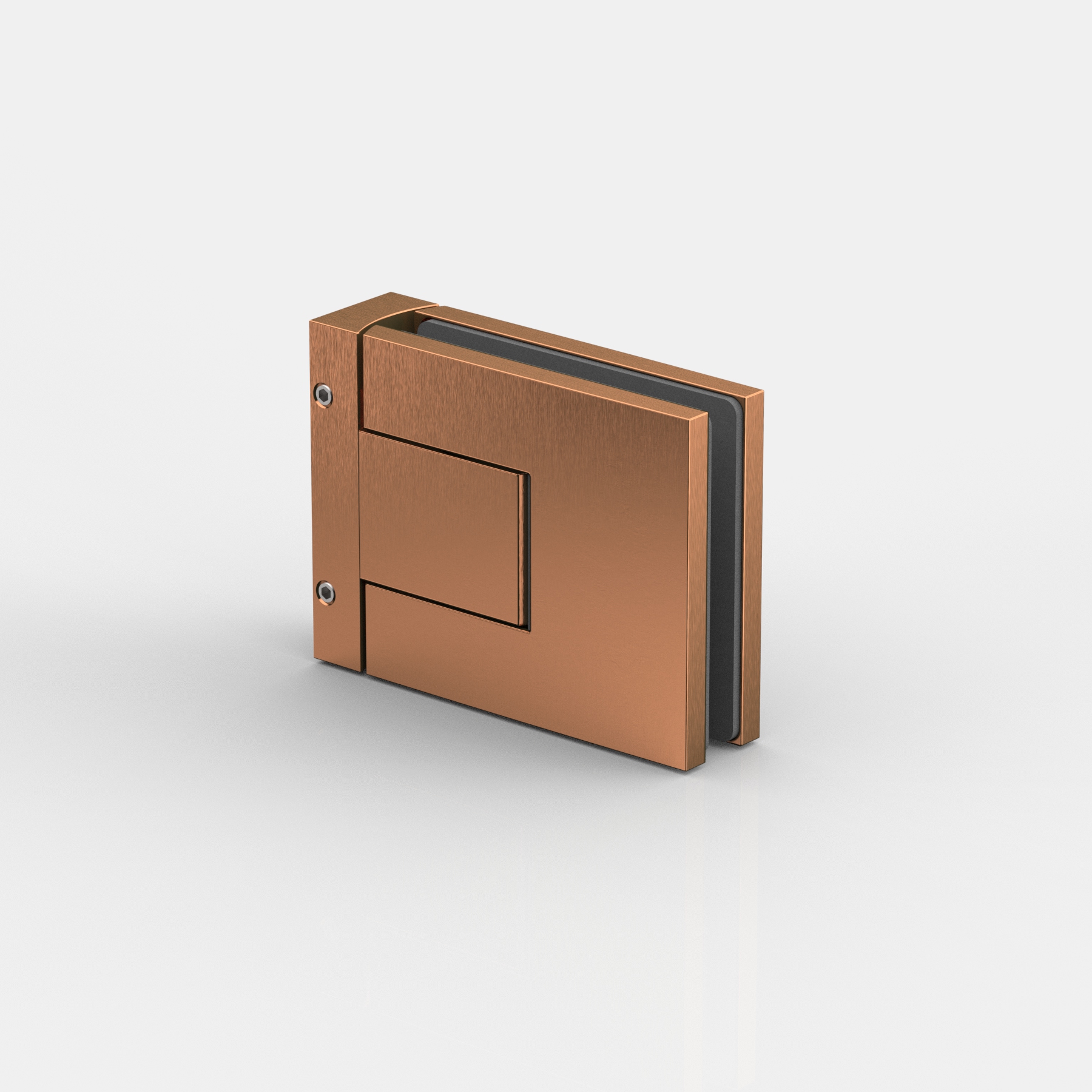 Pendeltürband Glas-Wand 90°