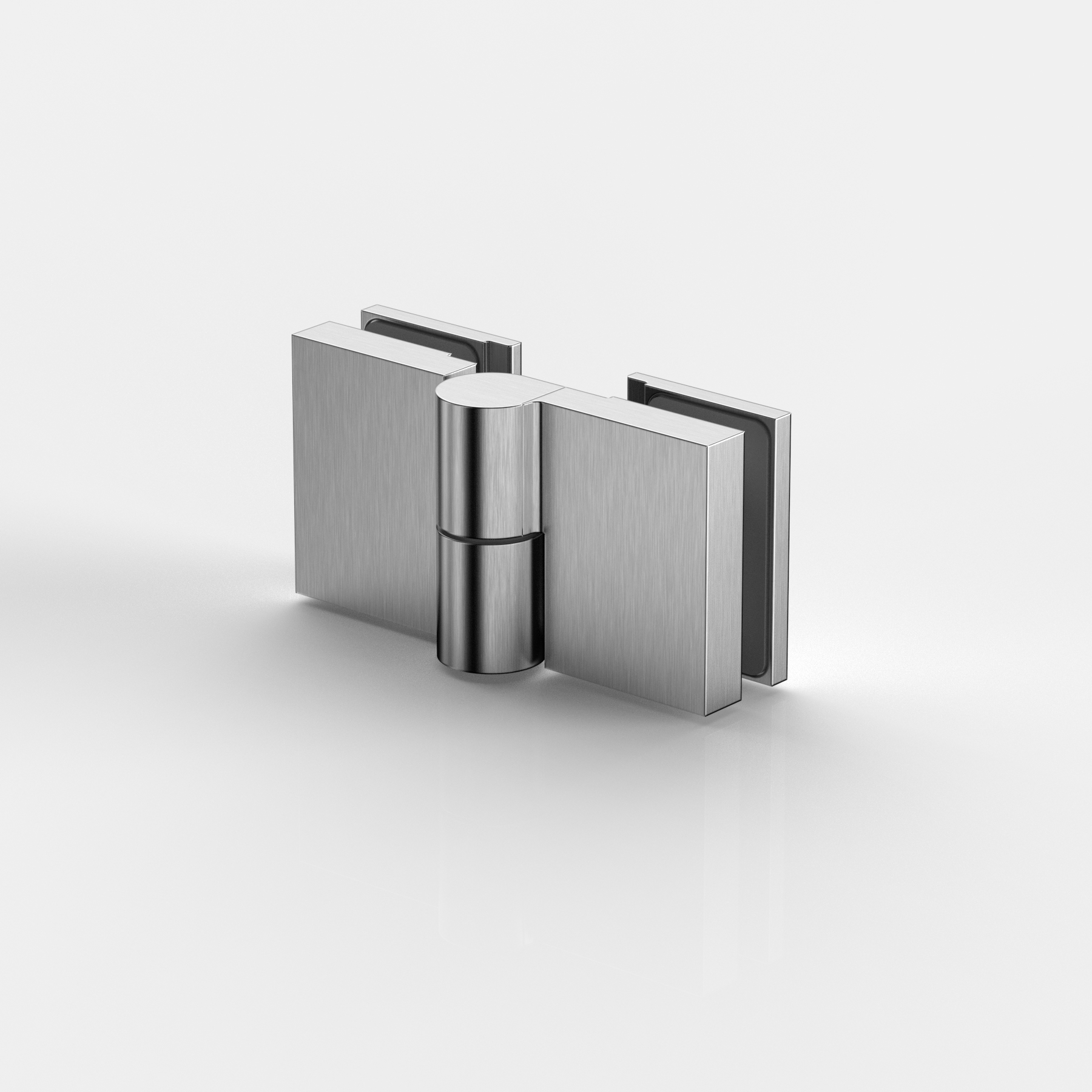 Hebe-Senk-Anschlagtürband, Glas-Glas180°