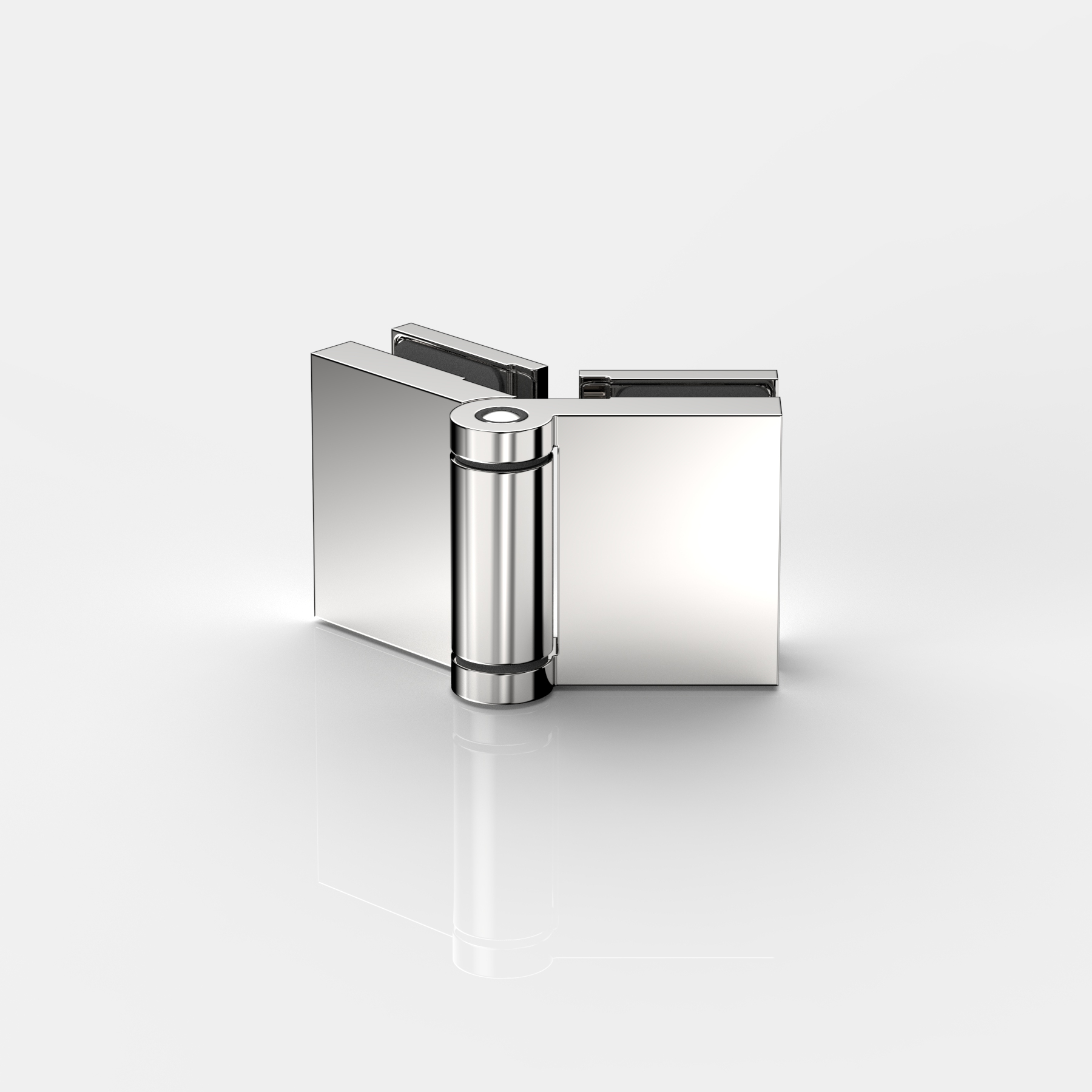 Anschlagtürband Glas-Glas 135°