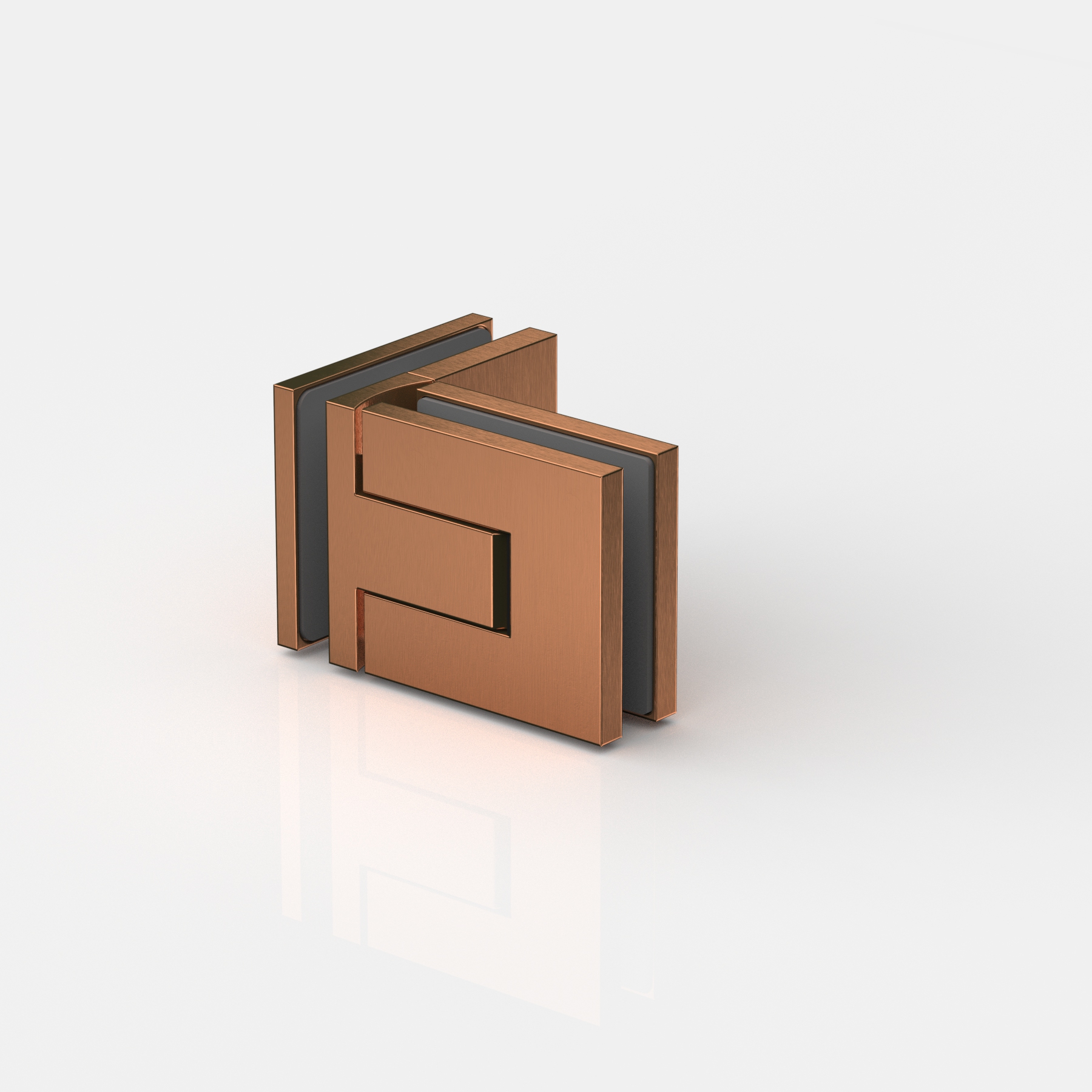 Pendeltürband Glas-Glas 90°