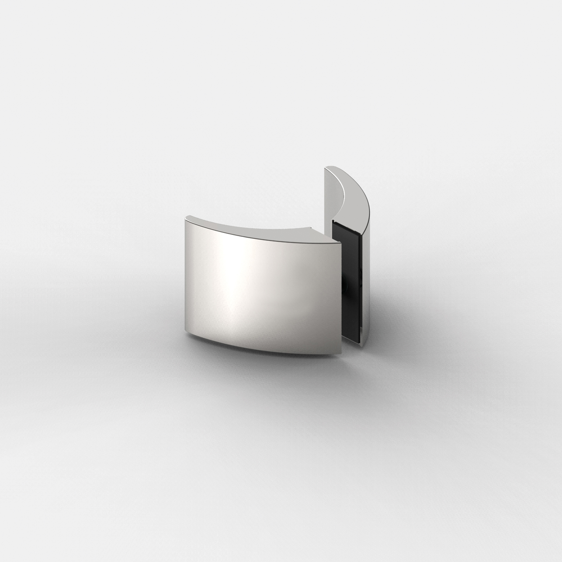 Glastürgriff, beidseitig