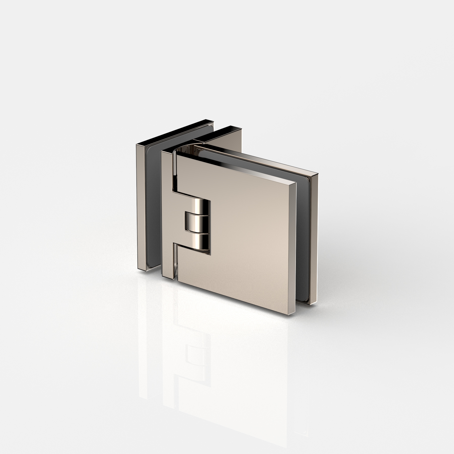 Pendeltürband Glas-Glas 90°