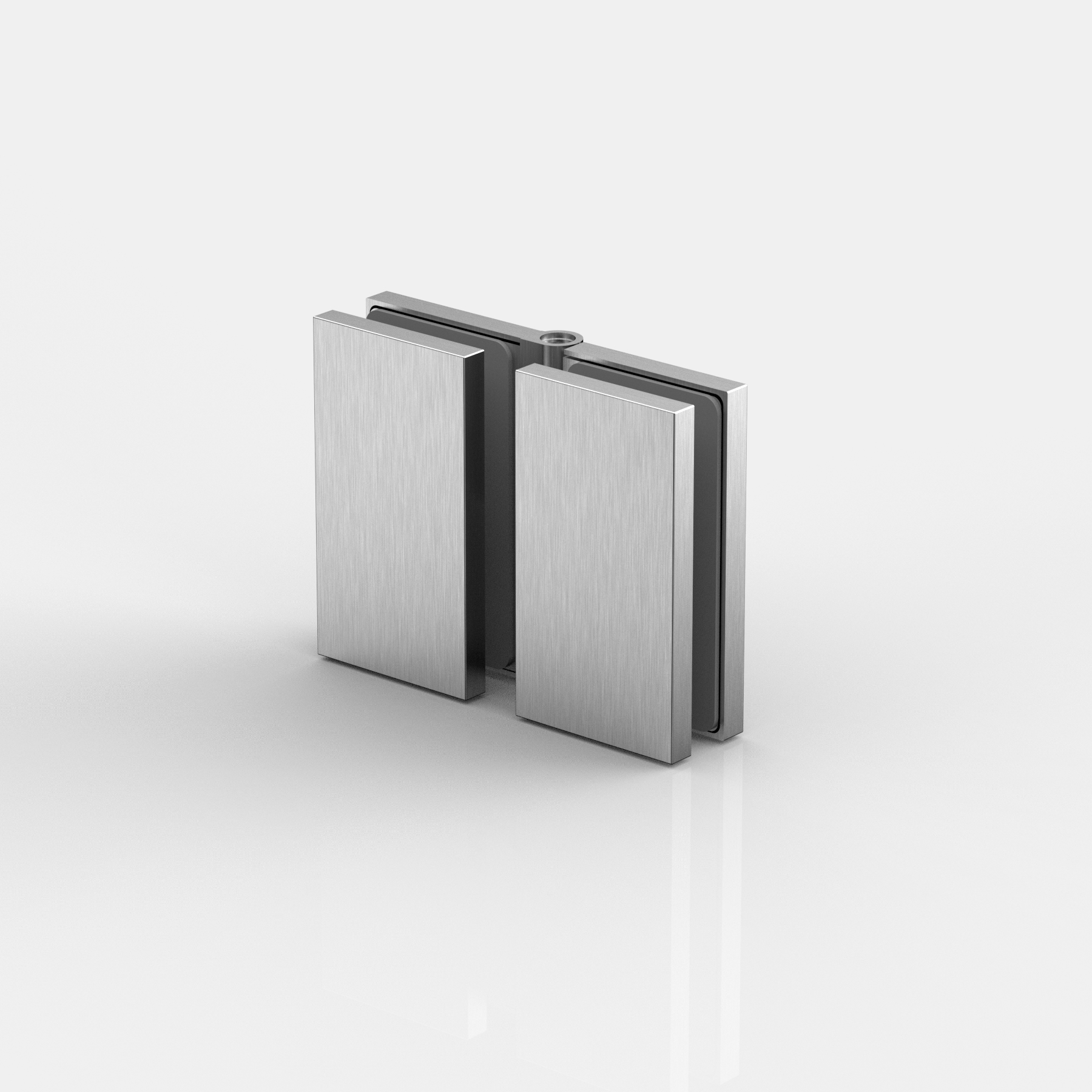 Winkelverbinder, Glas-Glas 180° - verstellbar