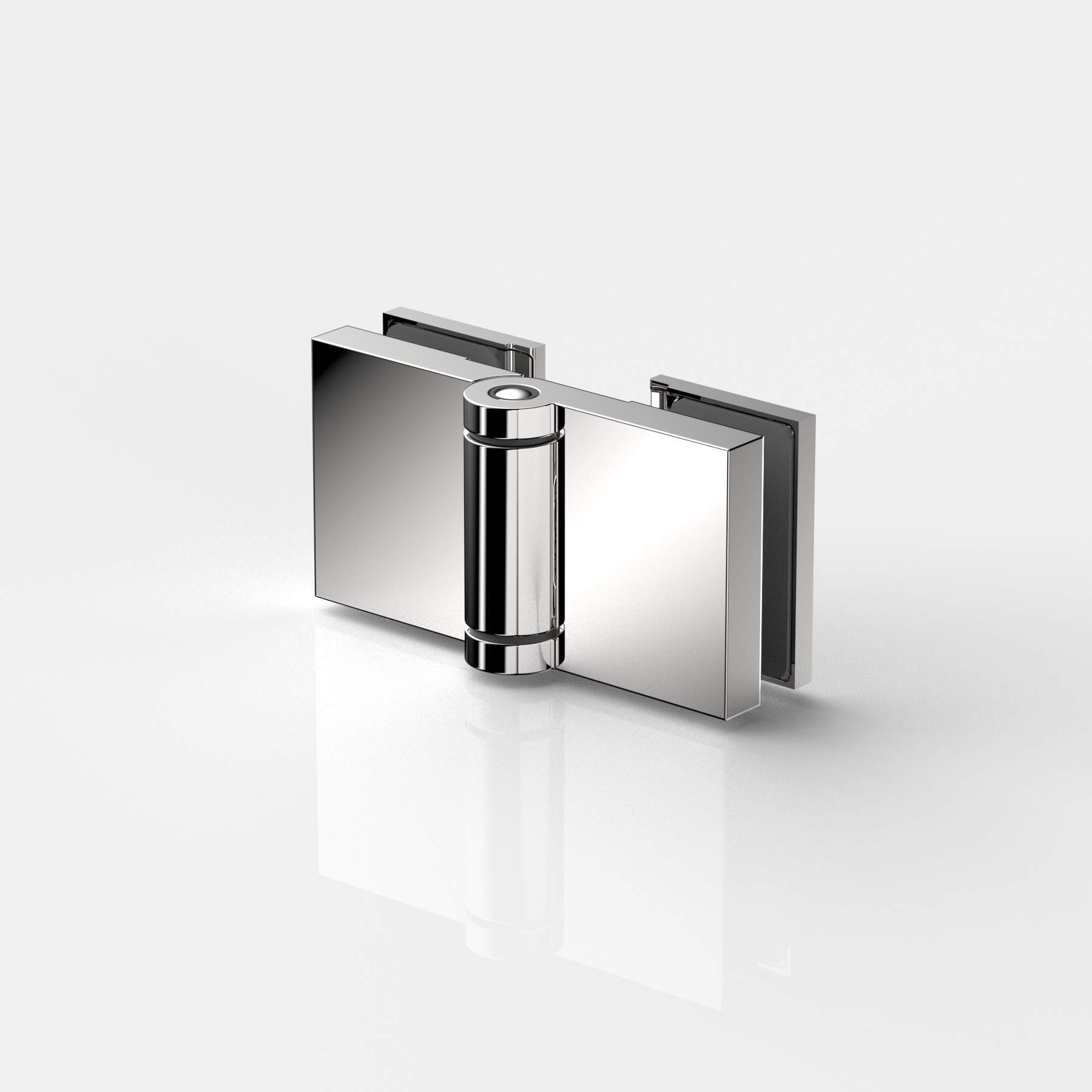 Anschlagtürband Glas-Glas 180°