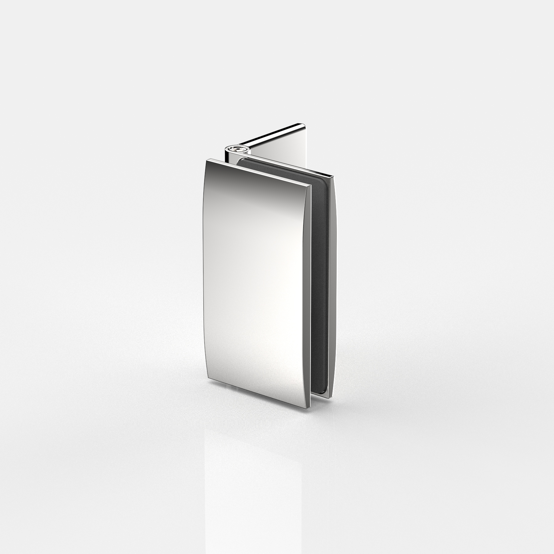 Winkelverbinder Glas-Wand 60-100°