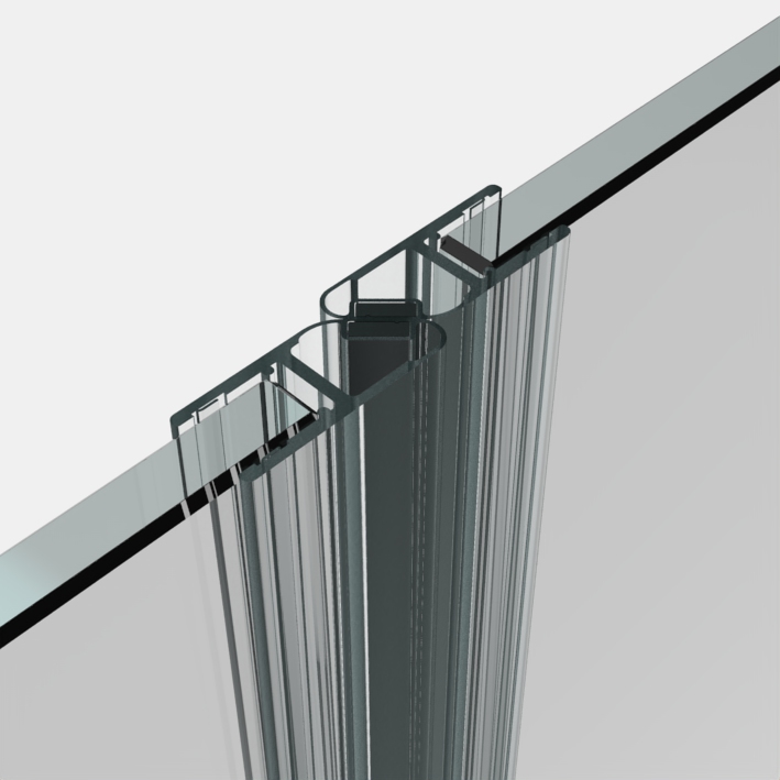 Magnetschienenset, 180° (2X90°)10/12mm