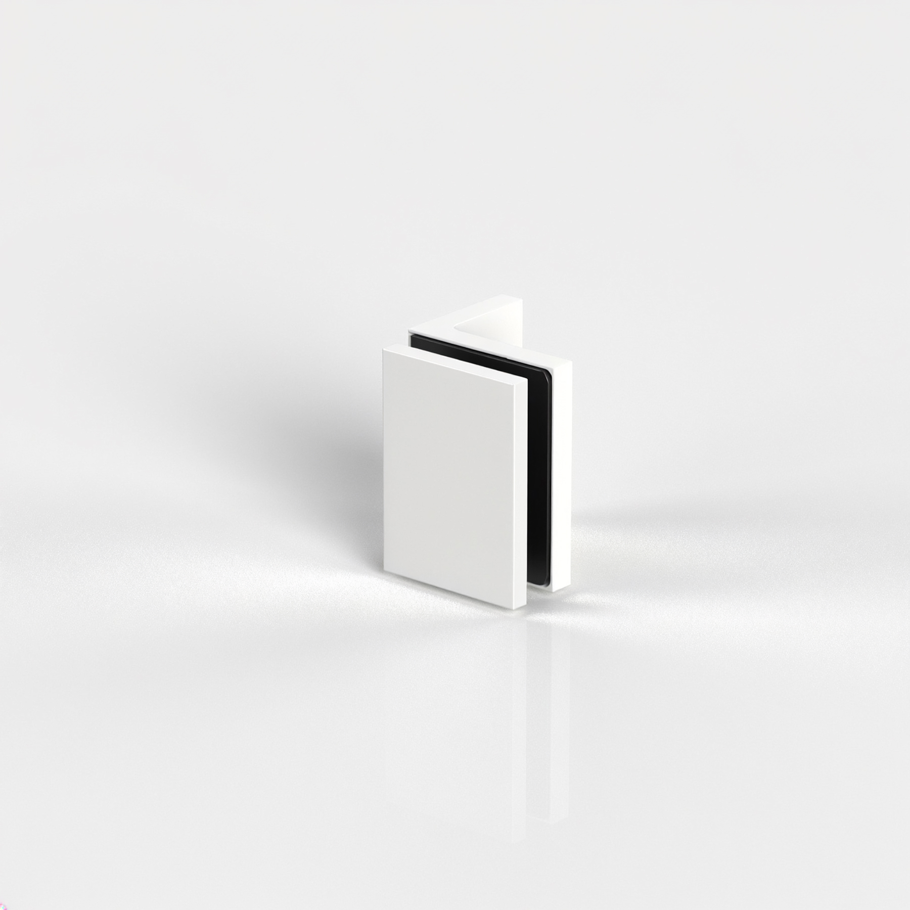 sauna angle bracket glass-wall 90°