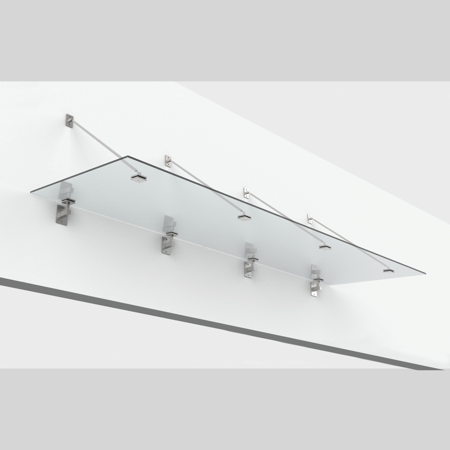 Vordachset Z-02, 4 Zugstangen, 17,52mm