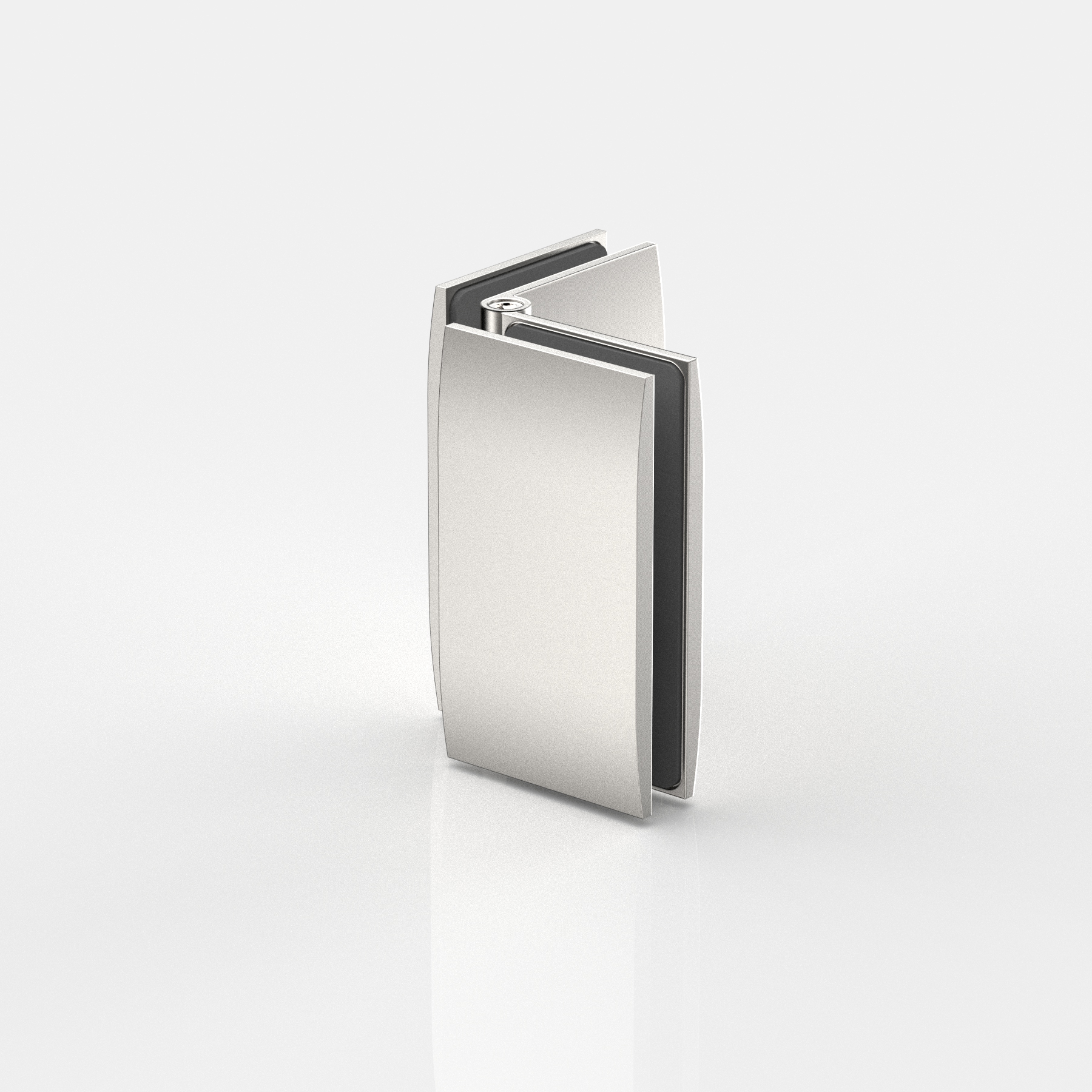 Winkelverbinder Glas-Glas 80-180°