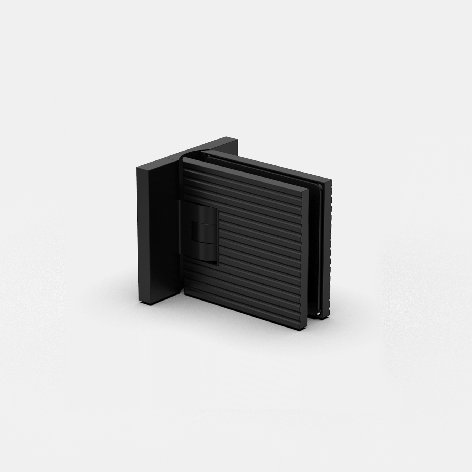 Pendeltürband Glas-Wand 90°