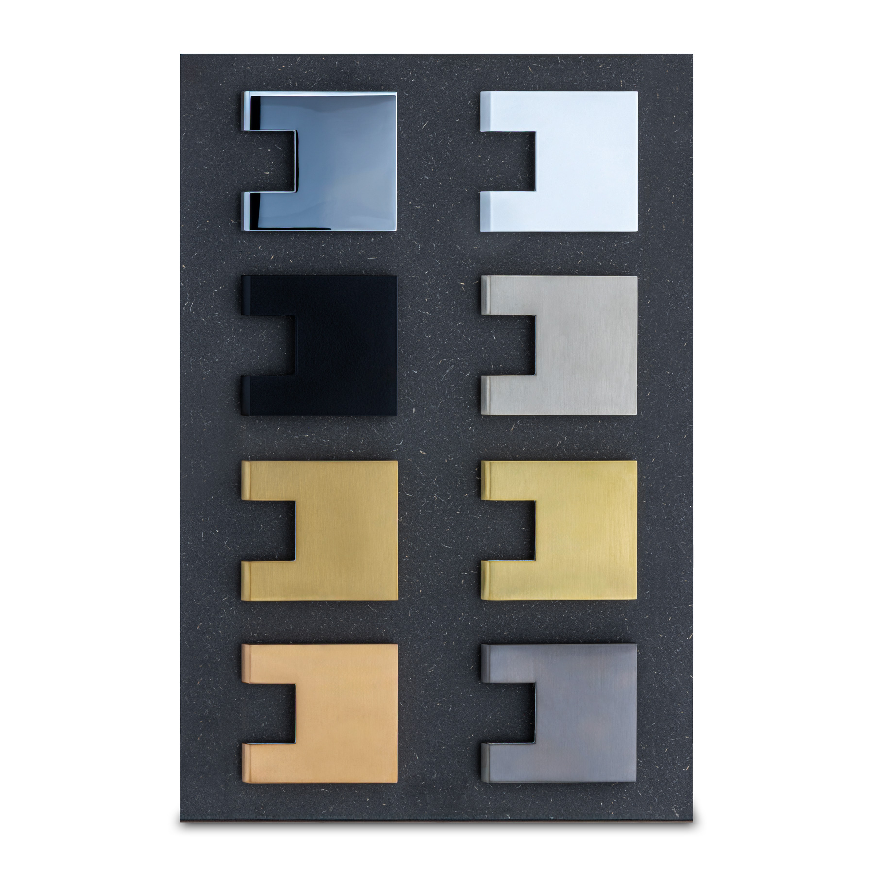 Musterplatte Farben Duschbeschläge