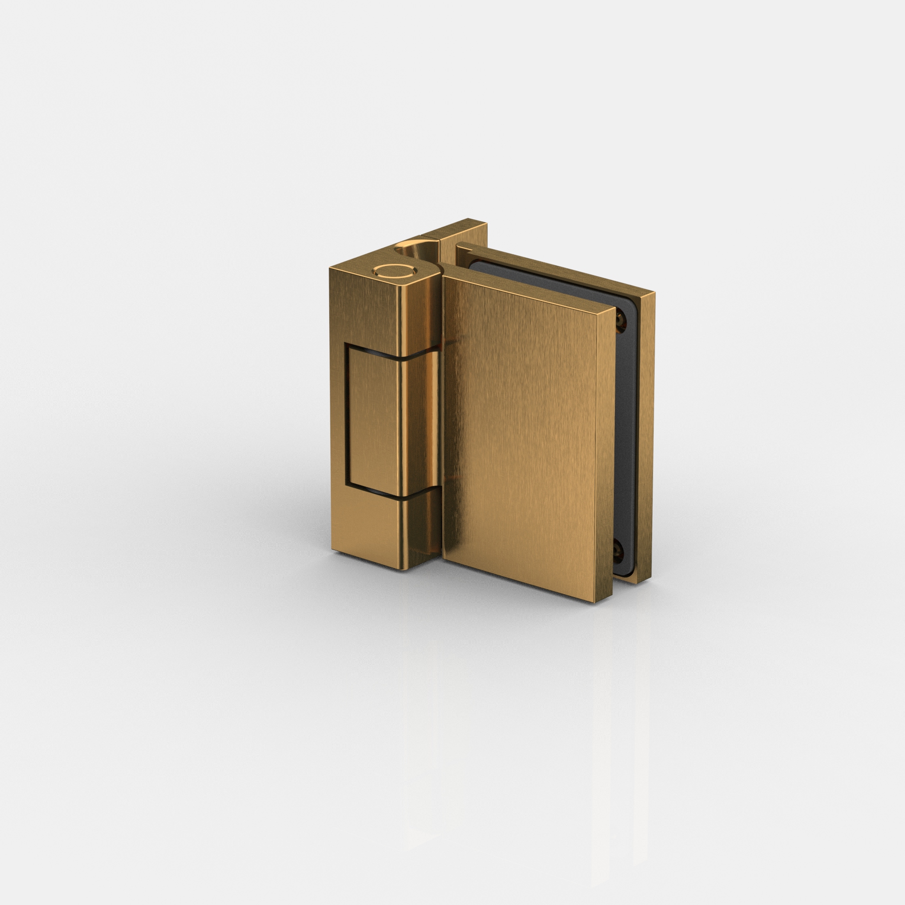 Anschlagtürband Glas-Wand 90°