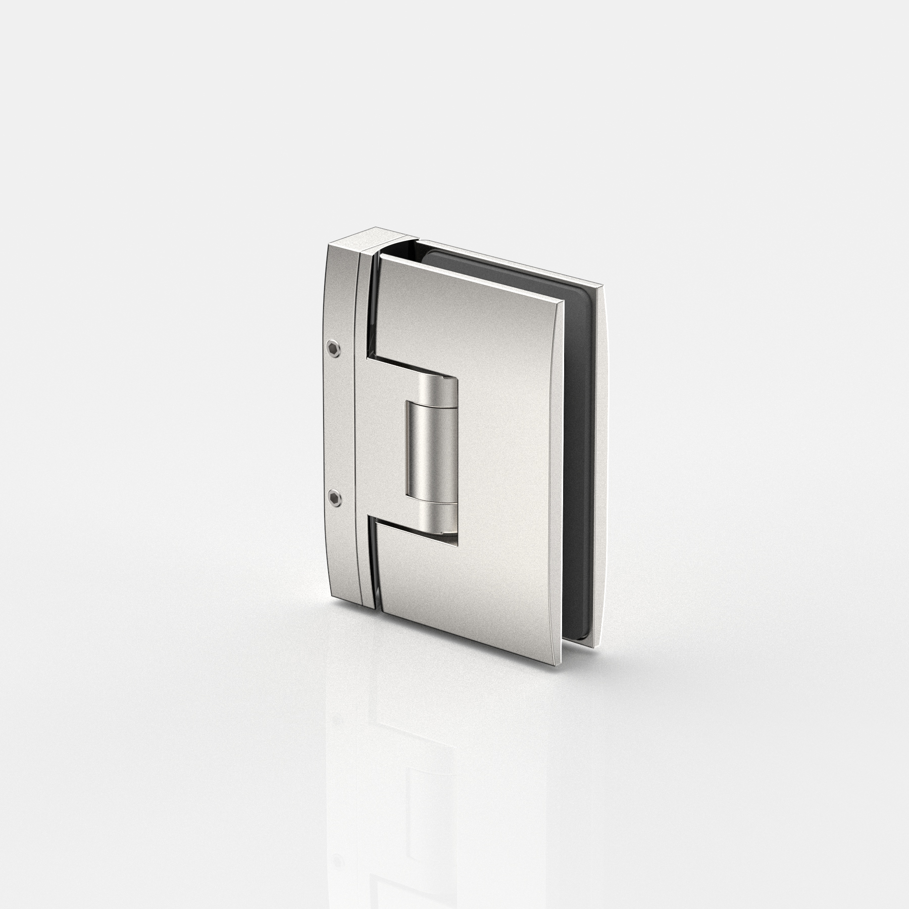 Pendeltürband Glas-Wand 90°